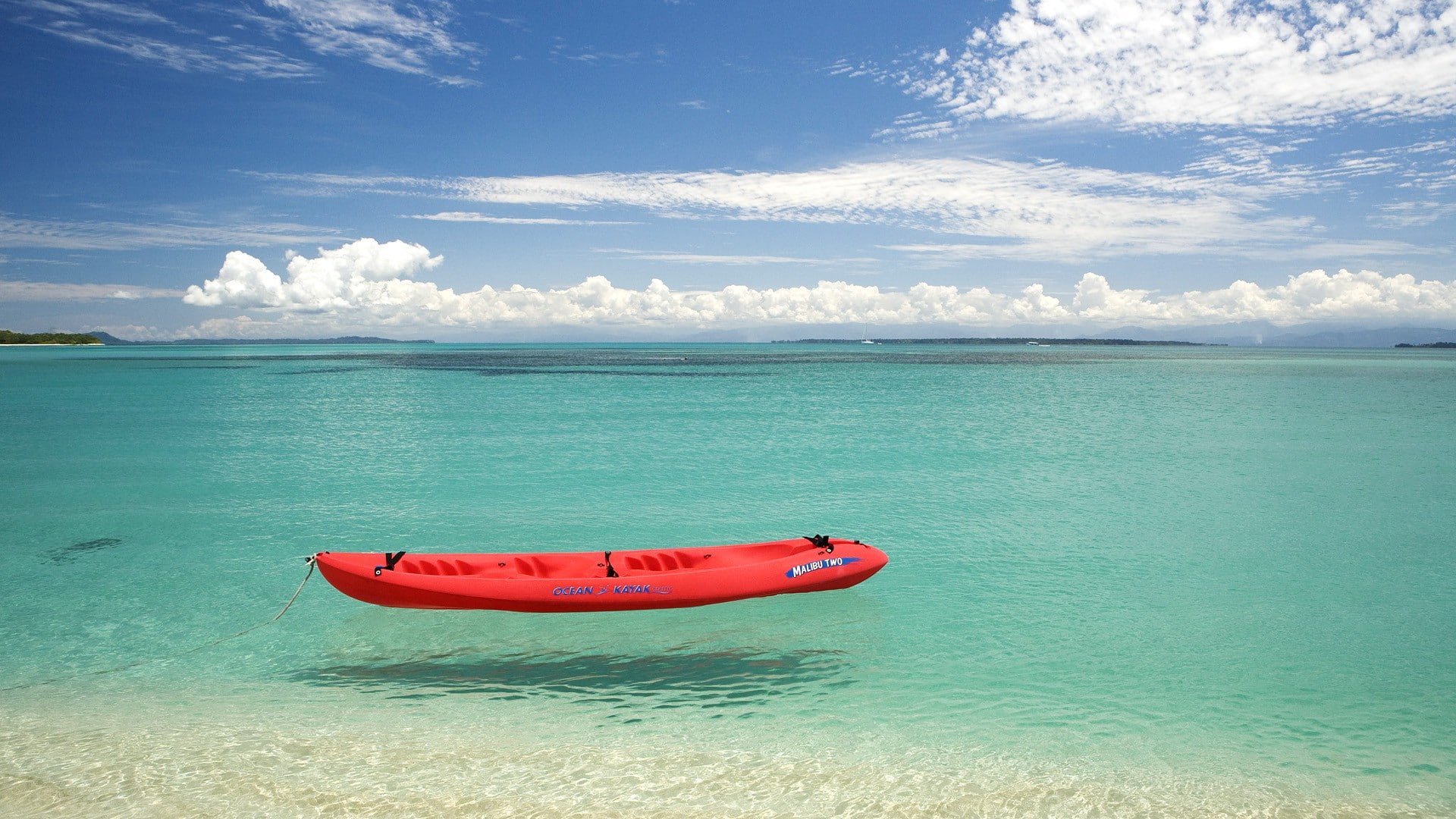 hd, ocean, 1080P, raft, nature, HD Wallpaper