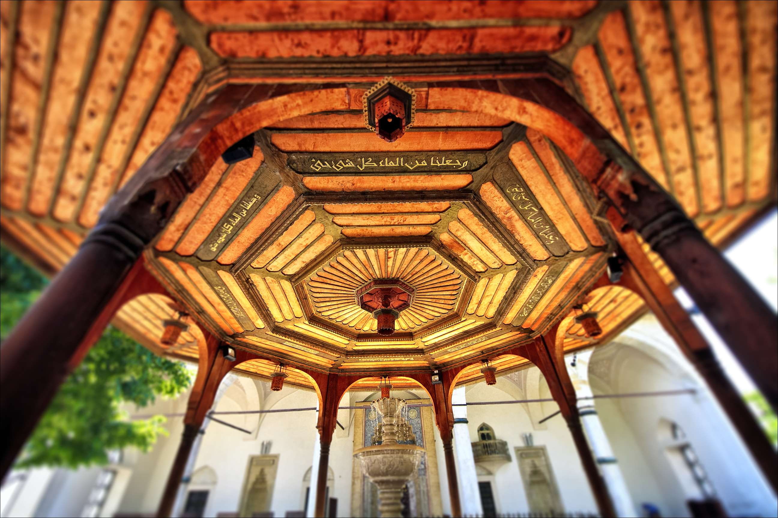 low angle view, religion, built structure, belief, fountain, mizcausevic, balkans, sarajevo, ottoman, ornate, the past, travel destinations, spirituality, HD Wallpaper