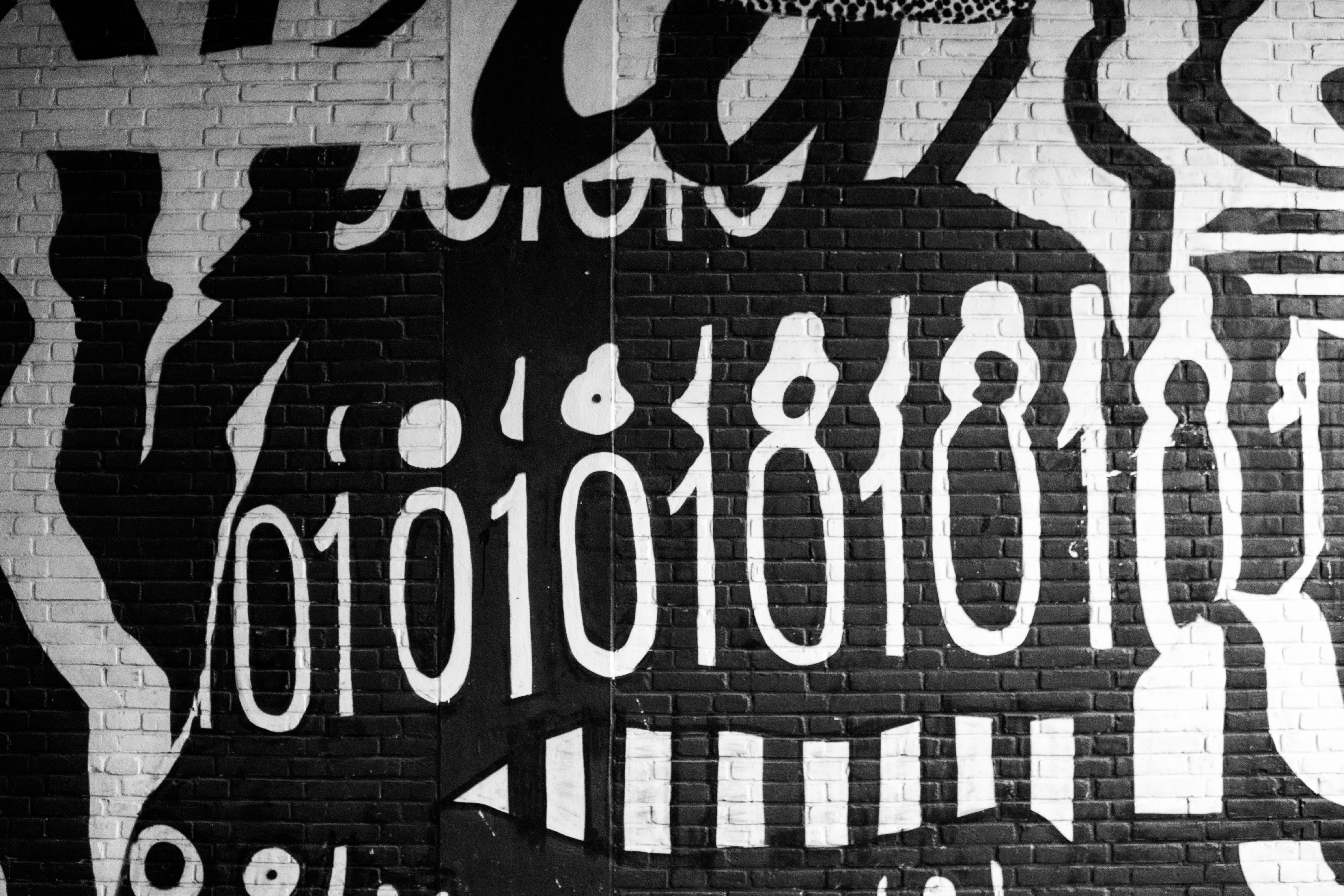 wall, full frame, backgrounds, wall - building feature, built structure, pattern, message, city, outdoors, brick wall, communication, graffiti, western script, HD Wallpaper