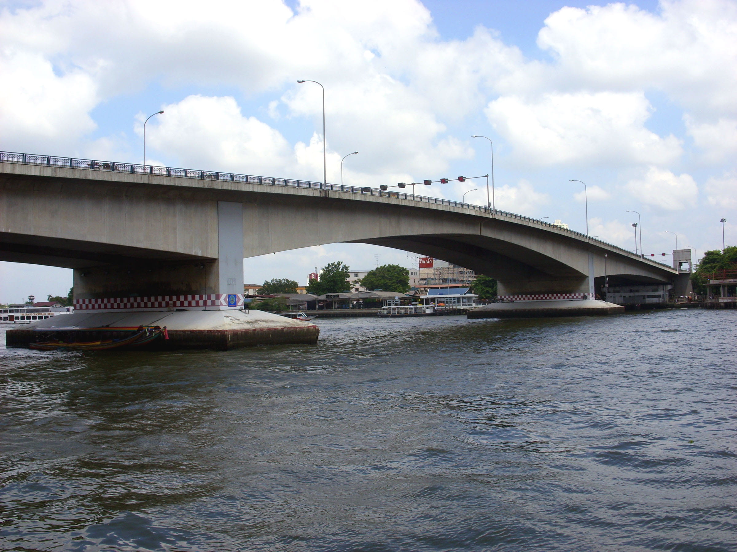 spans, 1080P, bridge - man made structure, cloud - sky, built structure, connection, thai, bridge, chao phraya, transportation, phraya, arch bridge, engineering, HD Wallpaper