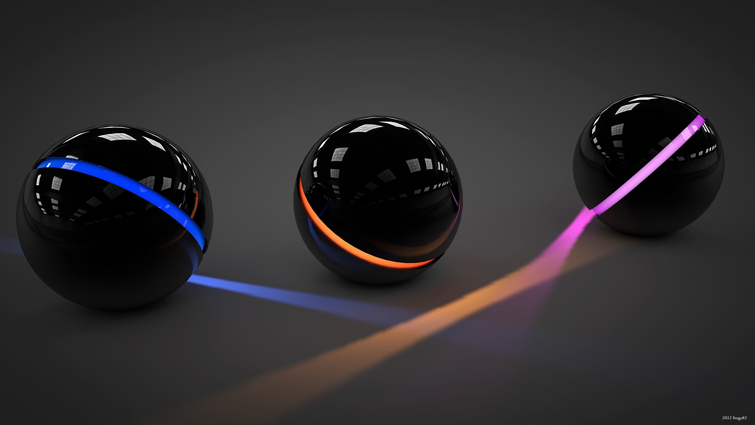 trazos, colores, abstracto, bolas, 2K, negras, HD Wallpaper
