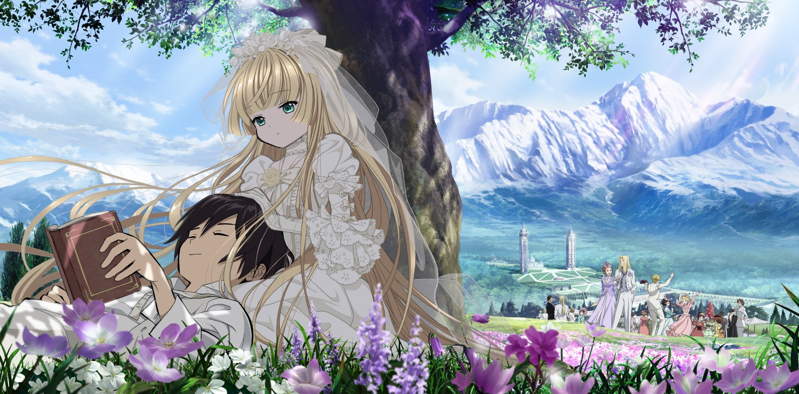 traditional, women, real people, cloud - sky, nature, human representation, females, mountain, 2K, day, Gosick, plant, leisure activity, sky, art and craft, HD Wallpaper