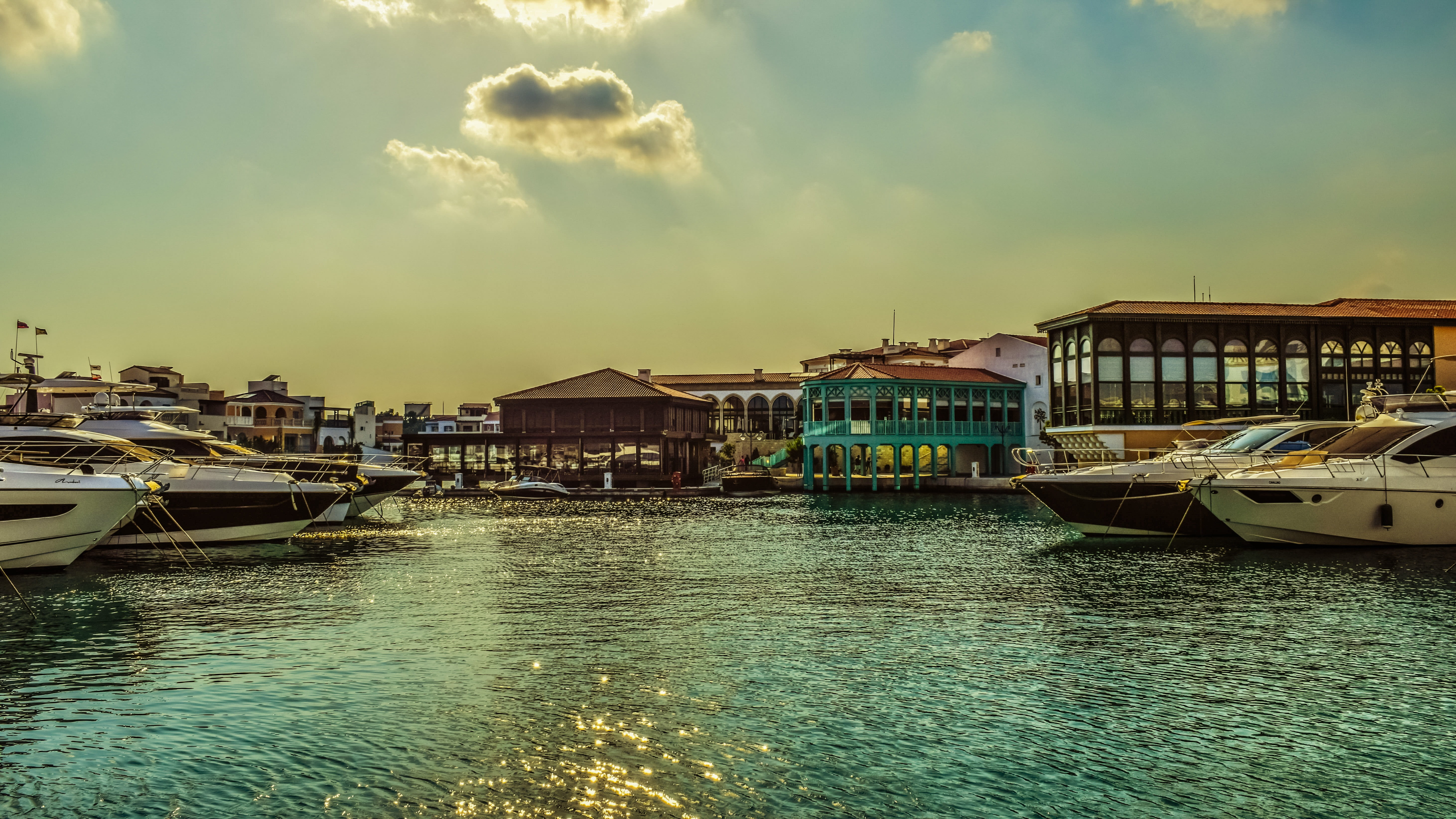 sailboat, passenger craft, nautical vessel, boats, limassol, no people, tourism, outdoors, 5K, transportation, vacation, harbor, fishing boat, marina, HD Wallpaper