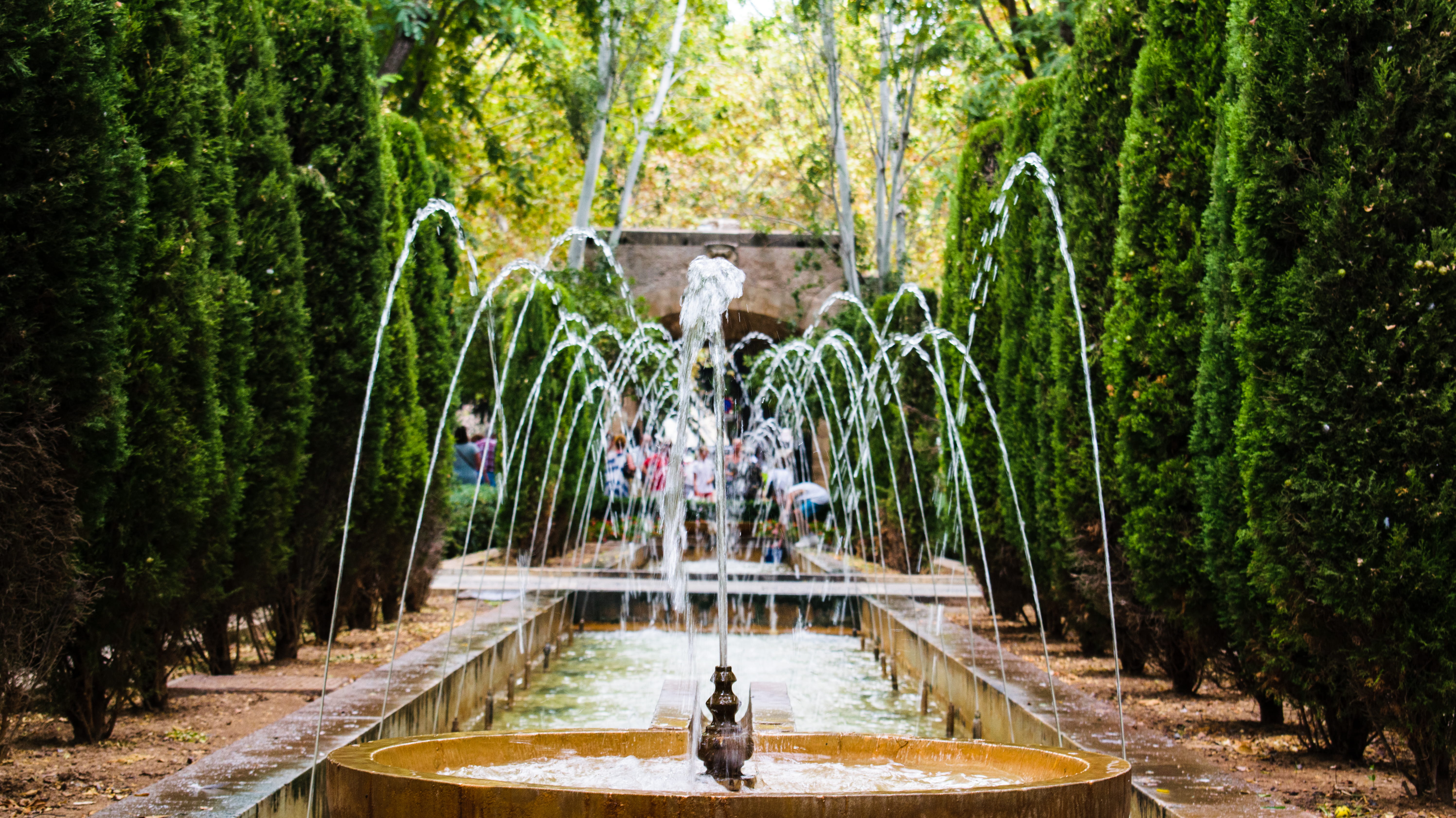 human representation, plant, palma de mallorca, fountain, architecture, representation, art and craft, nature, outdoors, water, park, travel destinations, HD Wallpaper
