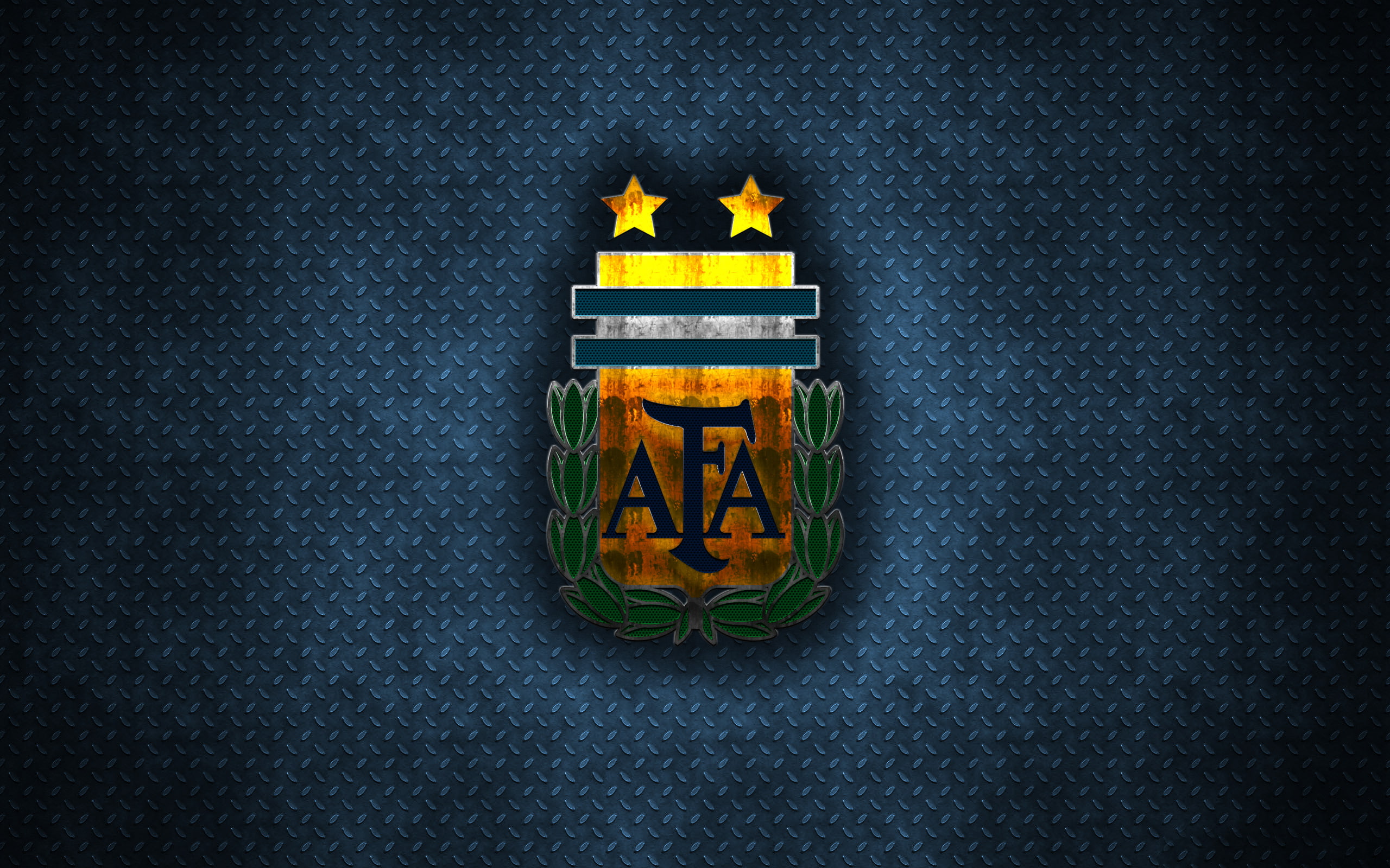 Argentina, Argentina national football team, Emblem, Soccer, Logo, 2K, HD Wallpaper