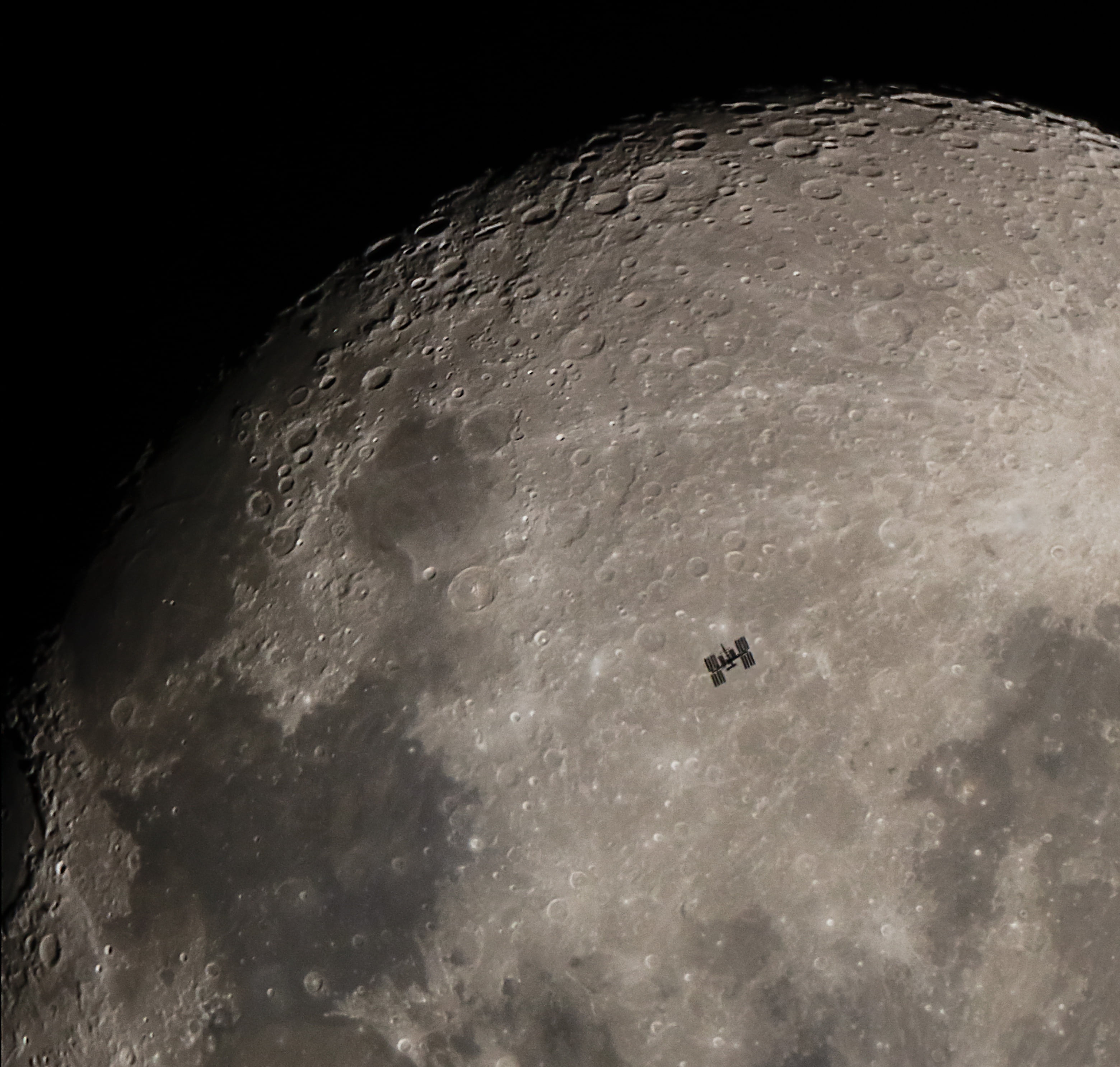 The Sea Of Tranquility, Sea of Tranquility, Moon, 2K, The moon, Derek Demeter, craters, ISS, HD Wallpaper