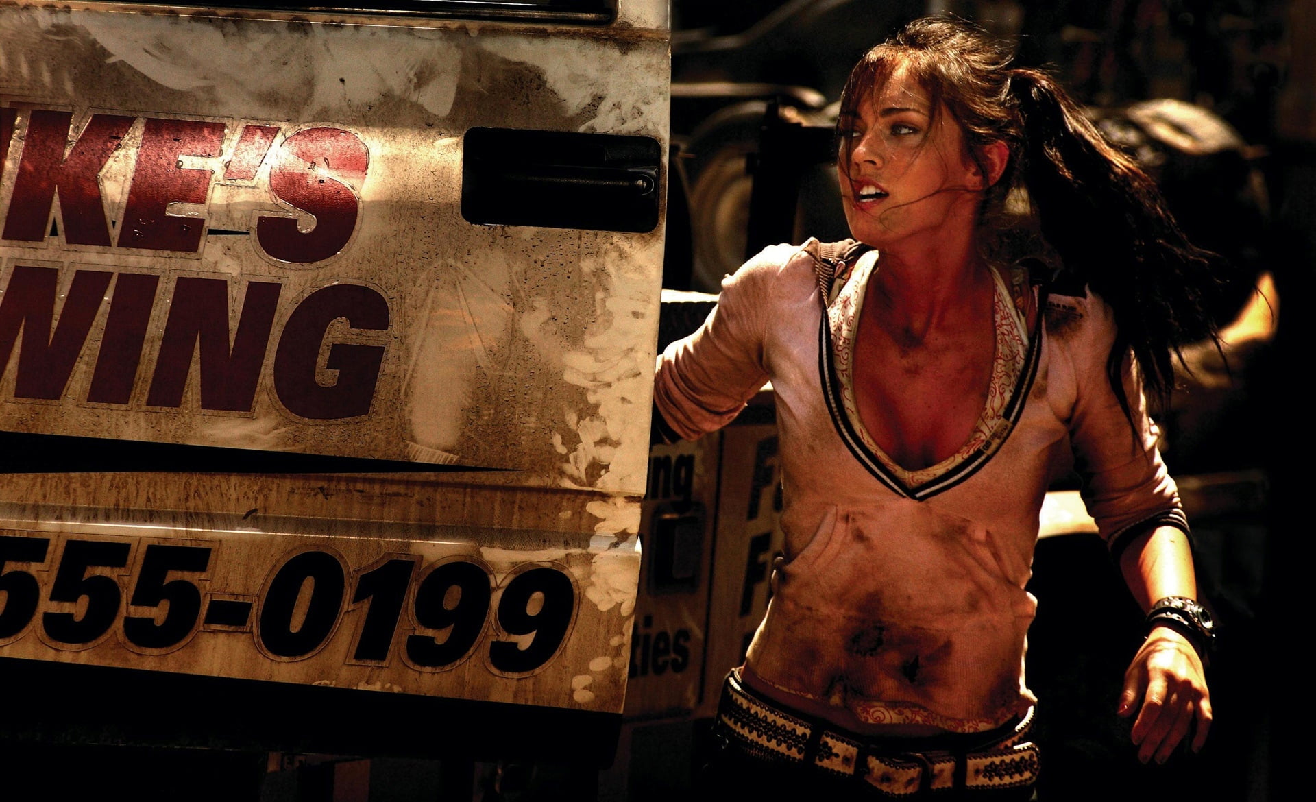 waist up, looking, mikaela banes, lifestyles, brunette, females, actress, long, day, sleeved, outdoors, shirt, hair, real people, urban Scene, front view, HD Wallpaper