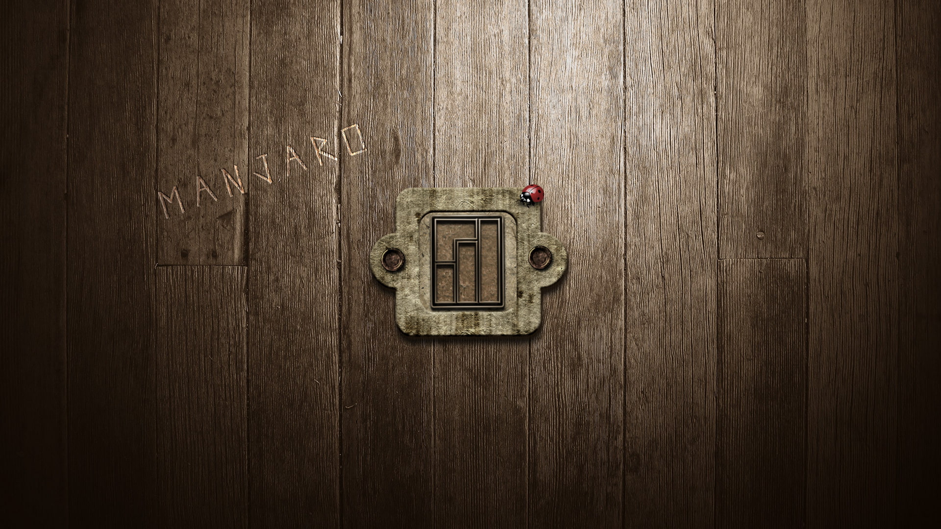 logo, linux, boards, inscription, 1080P, manjaro, ladybug, HD Wallpaper