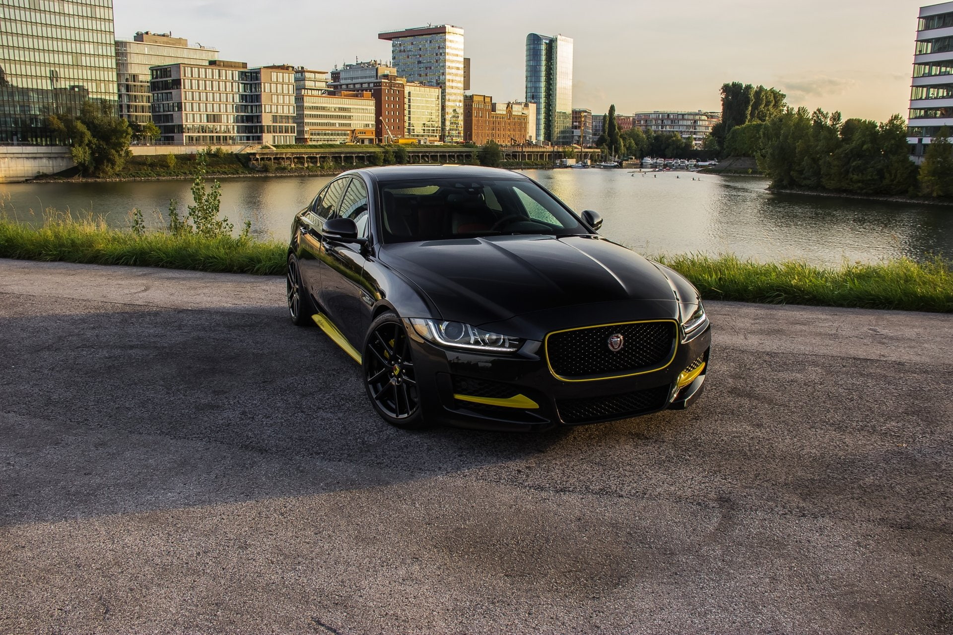 Sport Car, Jaguar, 1080P, Car, Vehicle, Black Car, Jaguar XE, Luxury Car, HD Wallpaper