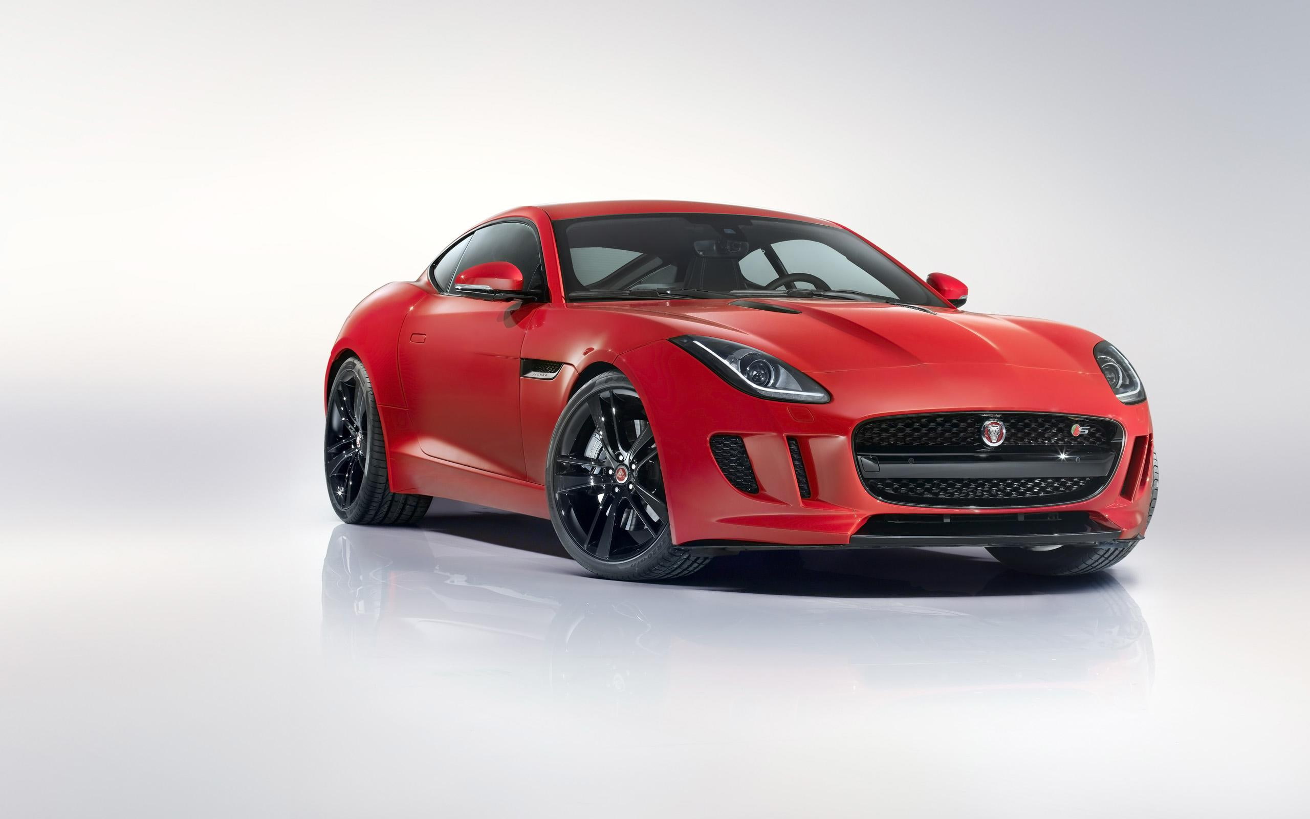 type, jaguar, 2014, 2K, f, coupe, red, r, cars, HD Wallpaper