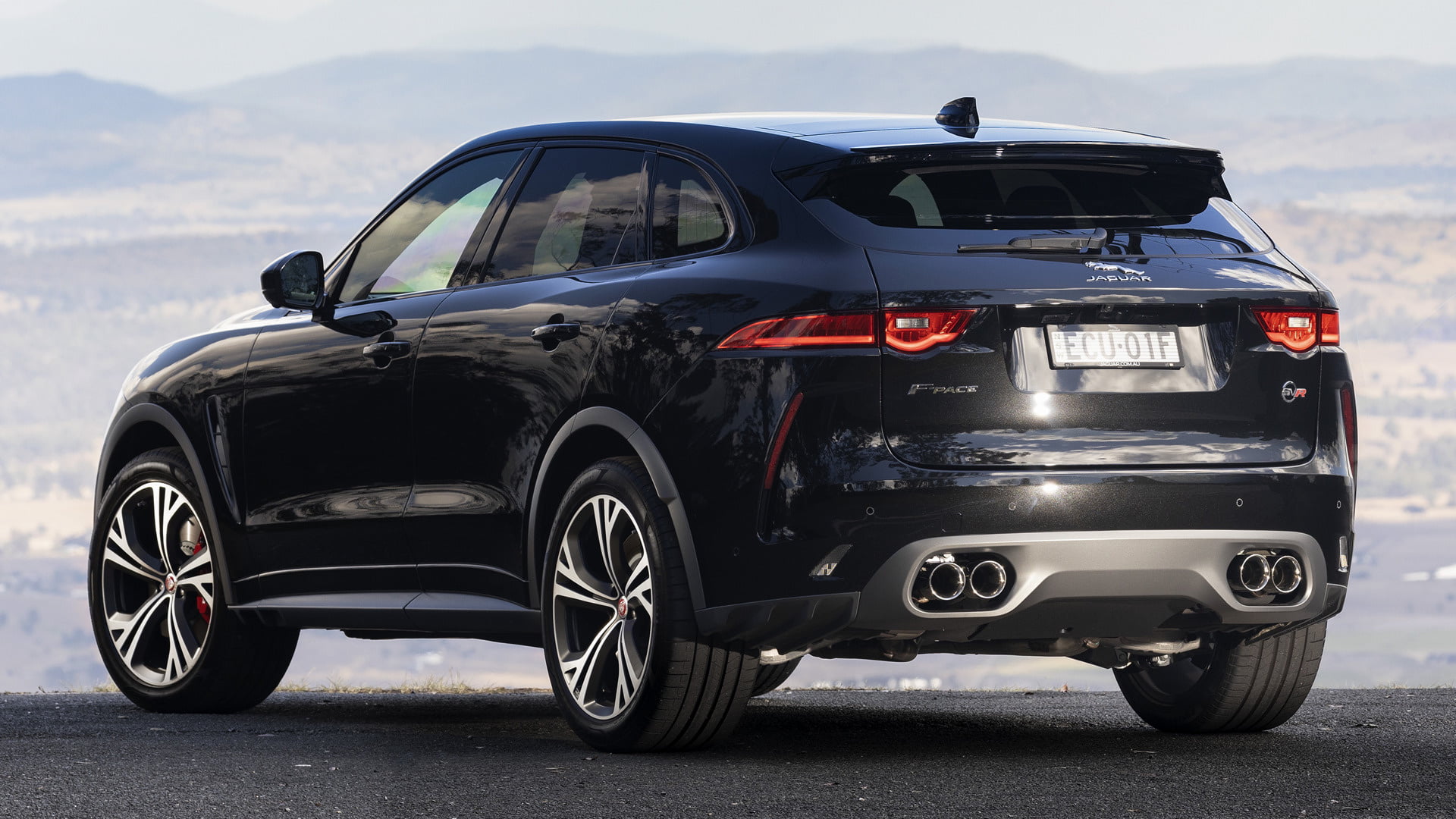 Jaguar F-Pace SVR, Compact Car, SUV, Jaguar, 1080P, Black Car, Car, Crossover Car, HD Wallpaper