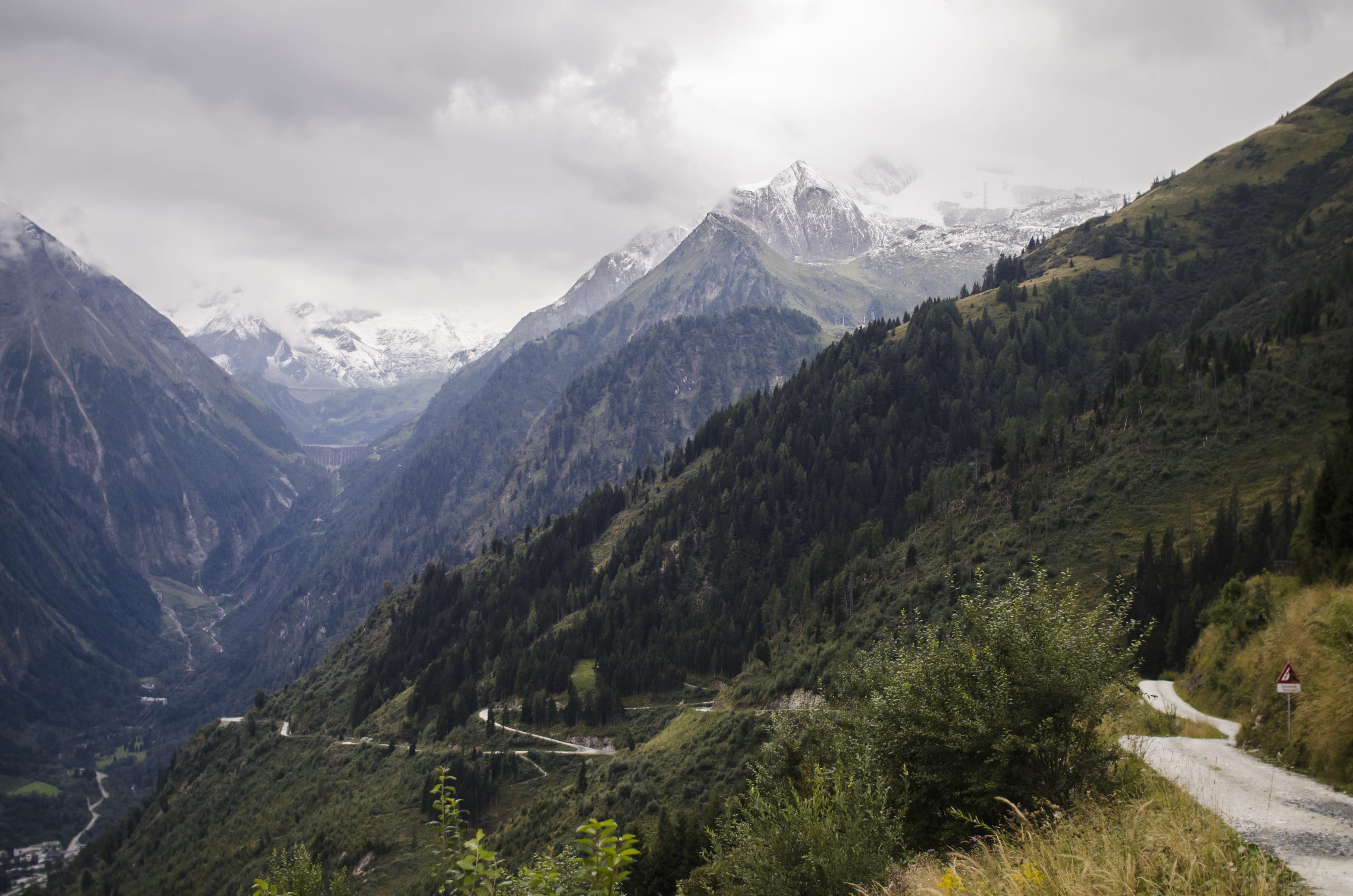 landscape, 4K, no people, land, travel, mountain peak, environment, high, forest, range, cold temperature, day, explore, cloud - sky, snowcapped mountain, HD Wallpaper