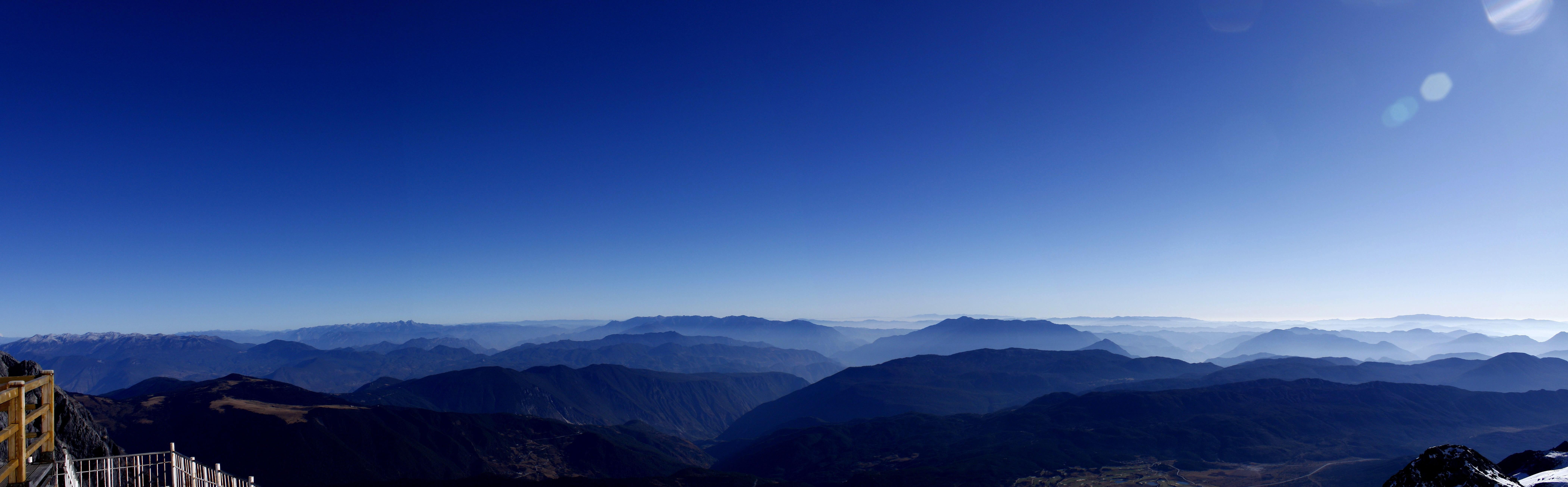 mountain, nature, landscape, sky, scenics - nature, tranquil scene, non-urban scene, clear sky, beauty in nature, 8K, environment, Lijiang, tranquility, HD Wallpaper