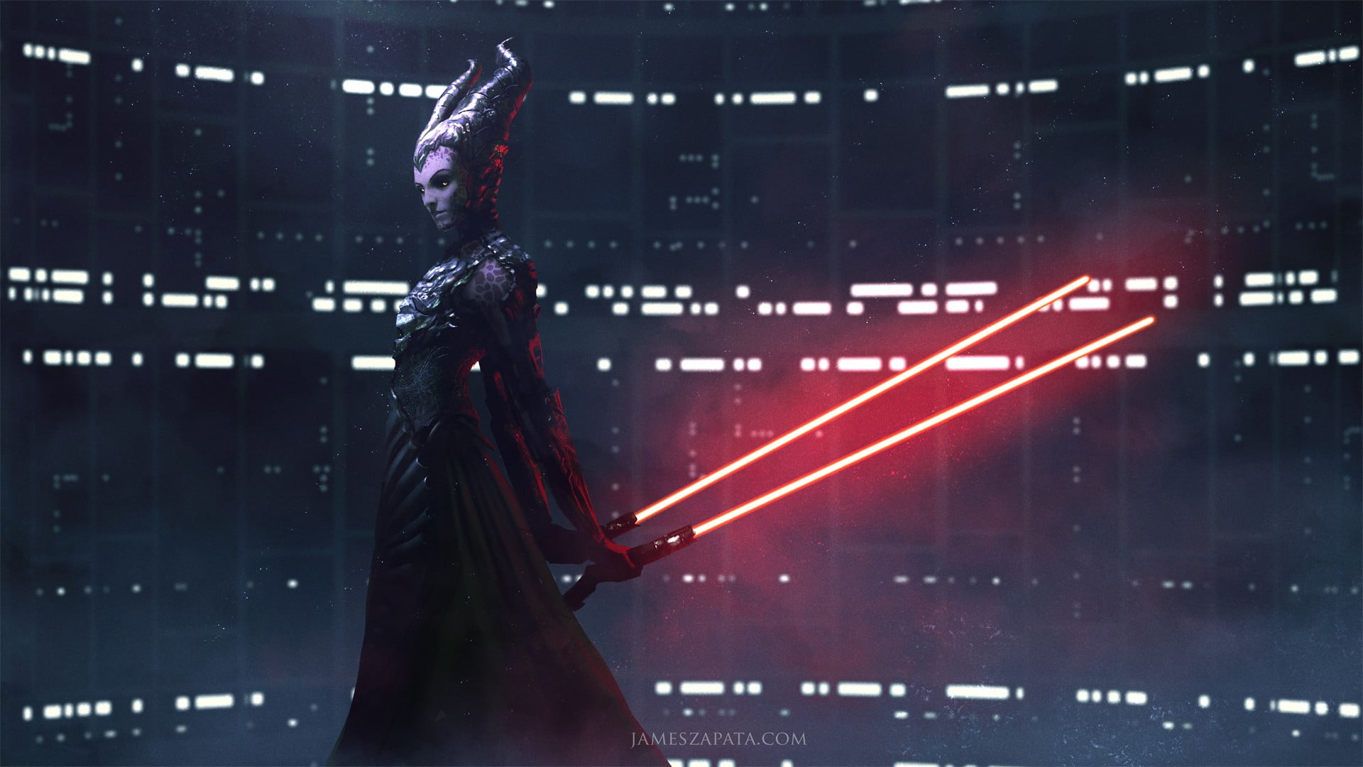 standing, performance, nightlife, 1080P, saber, Maleficent, Walt Disney, women, stage - performance space, light trail, architecture, night, Star Wars, HD Wallpaper