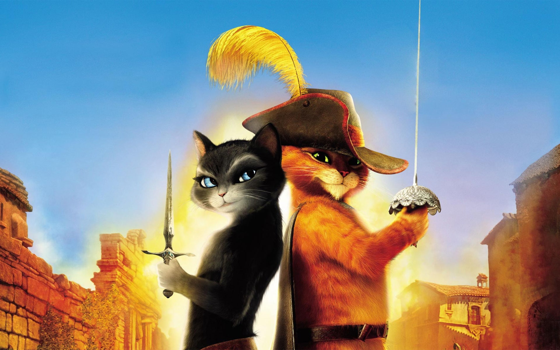 1080P, Puss, disney, HD, Boots, movie, HD Wallpaper