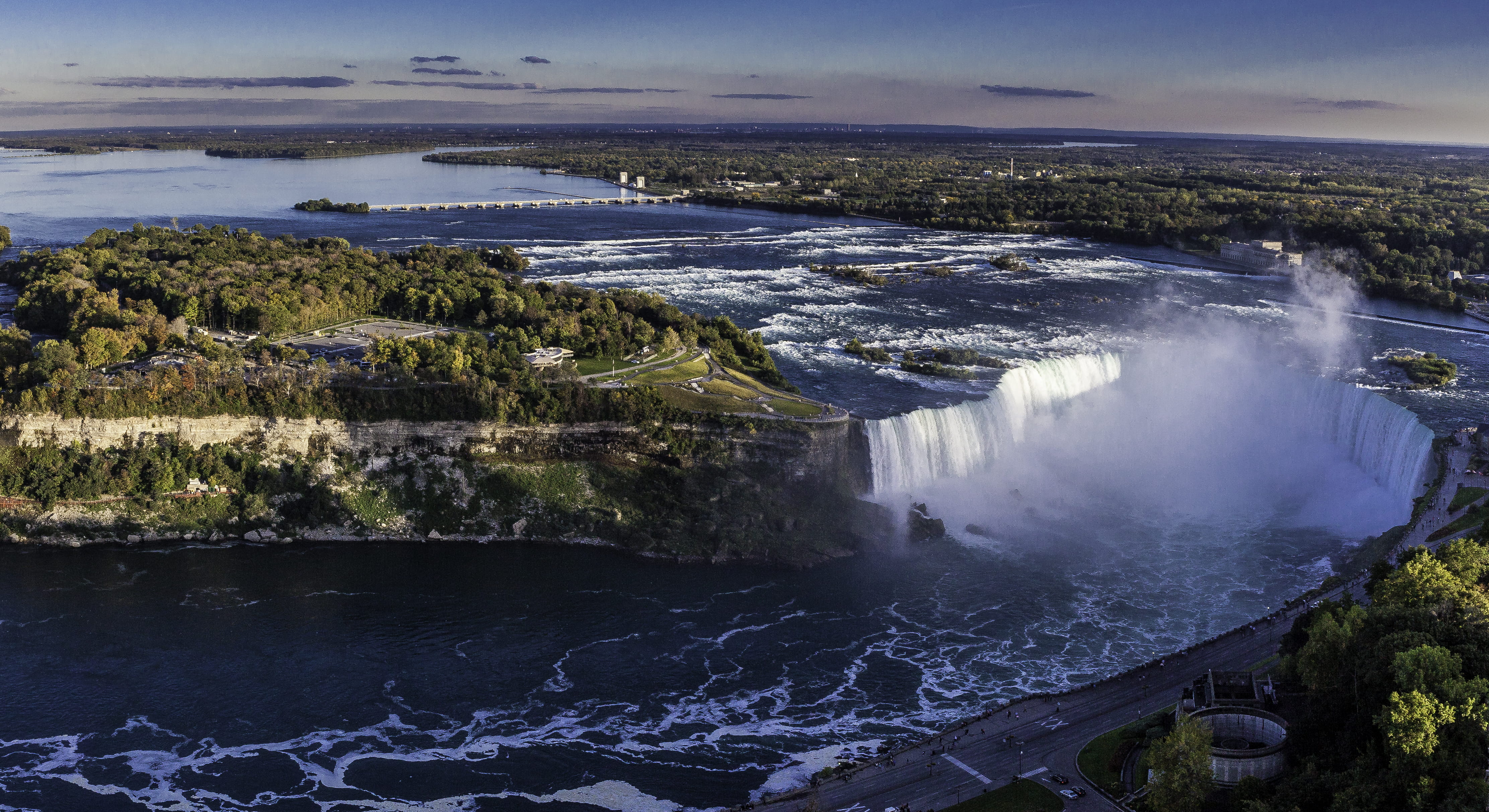 canada, outdoors, waterfall, rock, nature, scenics - nature, skylon tower, beauty in nature, long exposure, motion, sky, power in nature, no people, niagara falls, HD Wallpaper