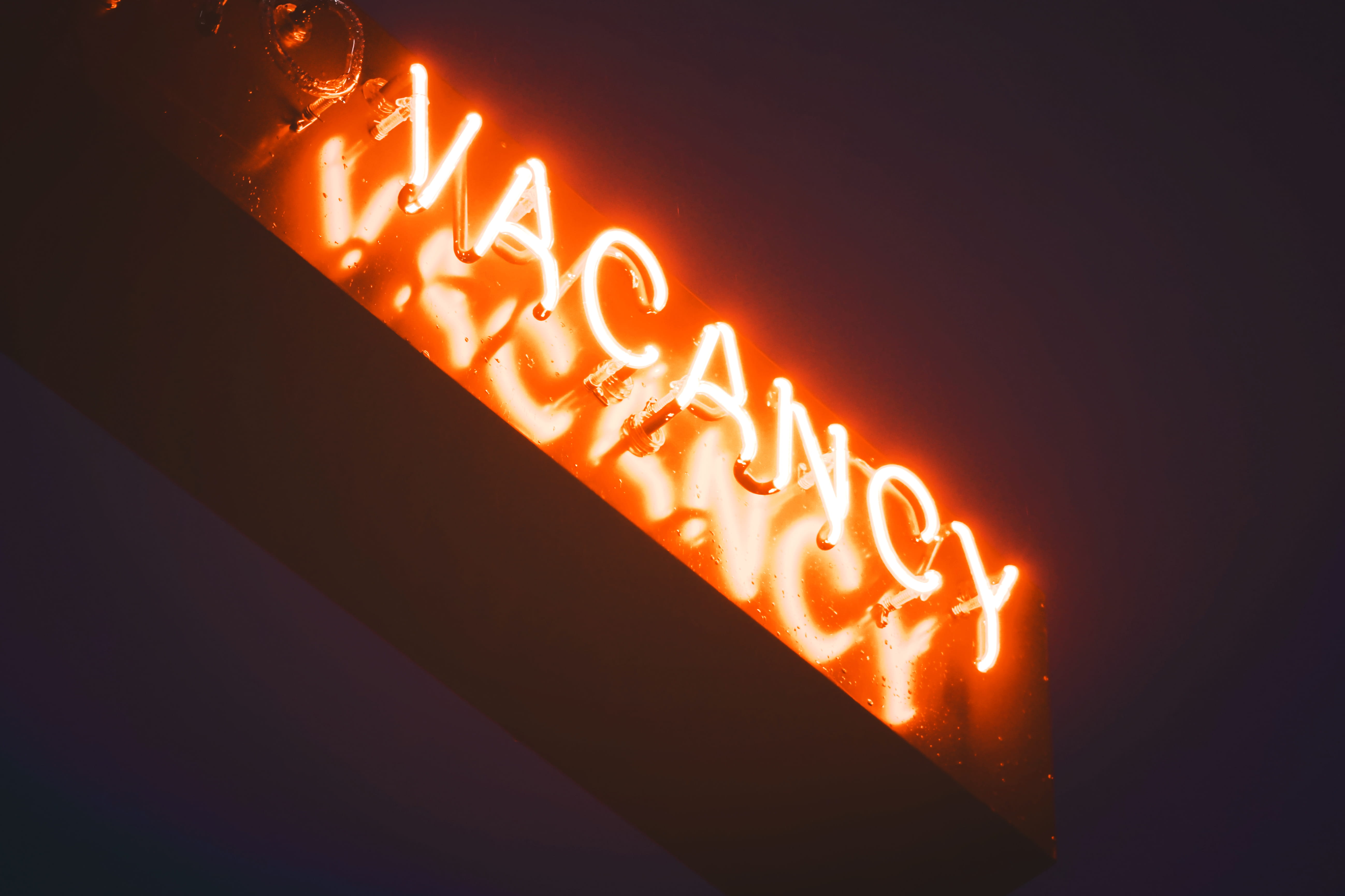 orange color, black background, western script, low angle view, lighting equipment, communication, copy space, neon, heat - temperature, luminosity, night, HD Wallpaper