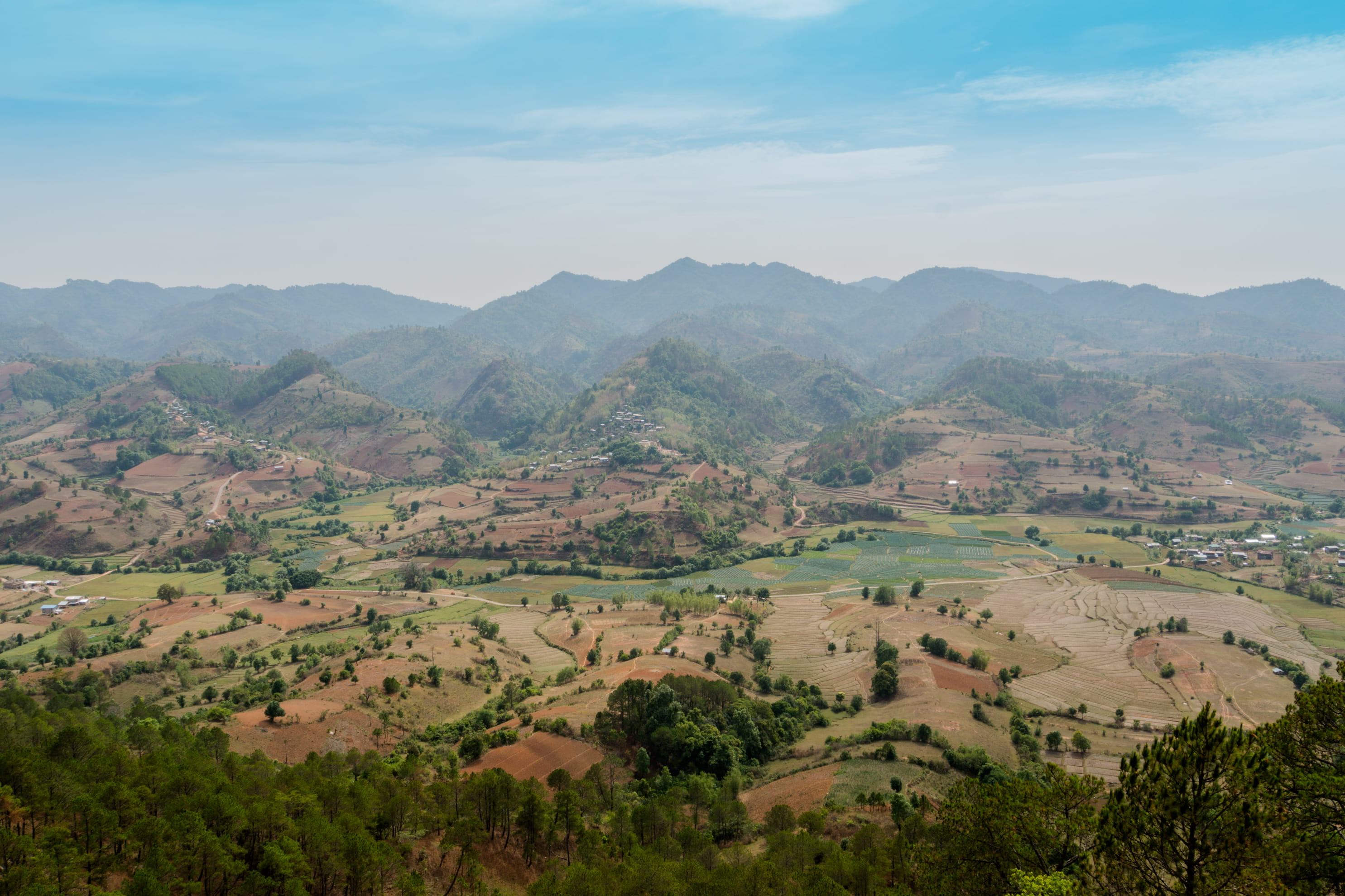 scenics - nature, outdoors, nature, myanmar (burma), tranquility, tree, idyllic, no people, environment, hill, non-urban scene, plant, mountain range, beauty in nature, HD Wallpaper