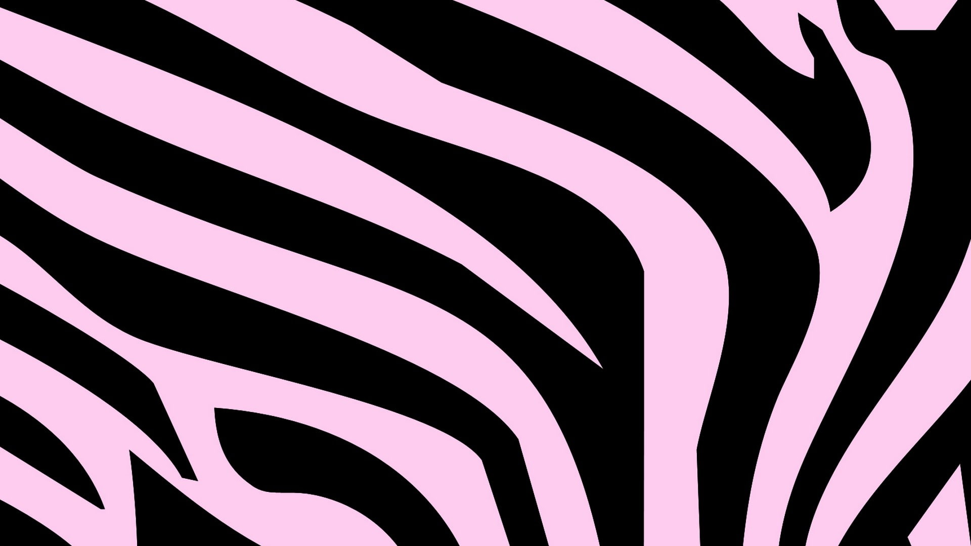 abstract, zebra, pink, skin, art, animals, lines, 1080P, black, HD Wallpaper