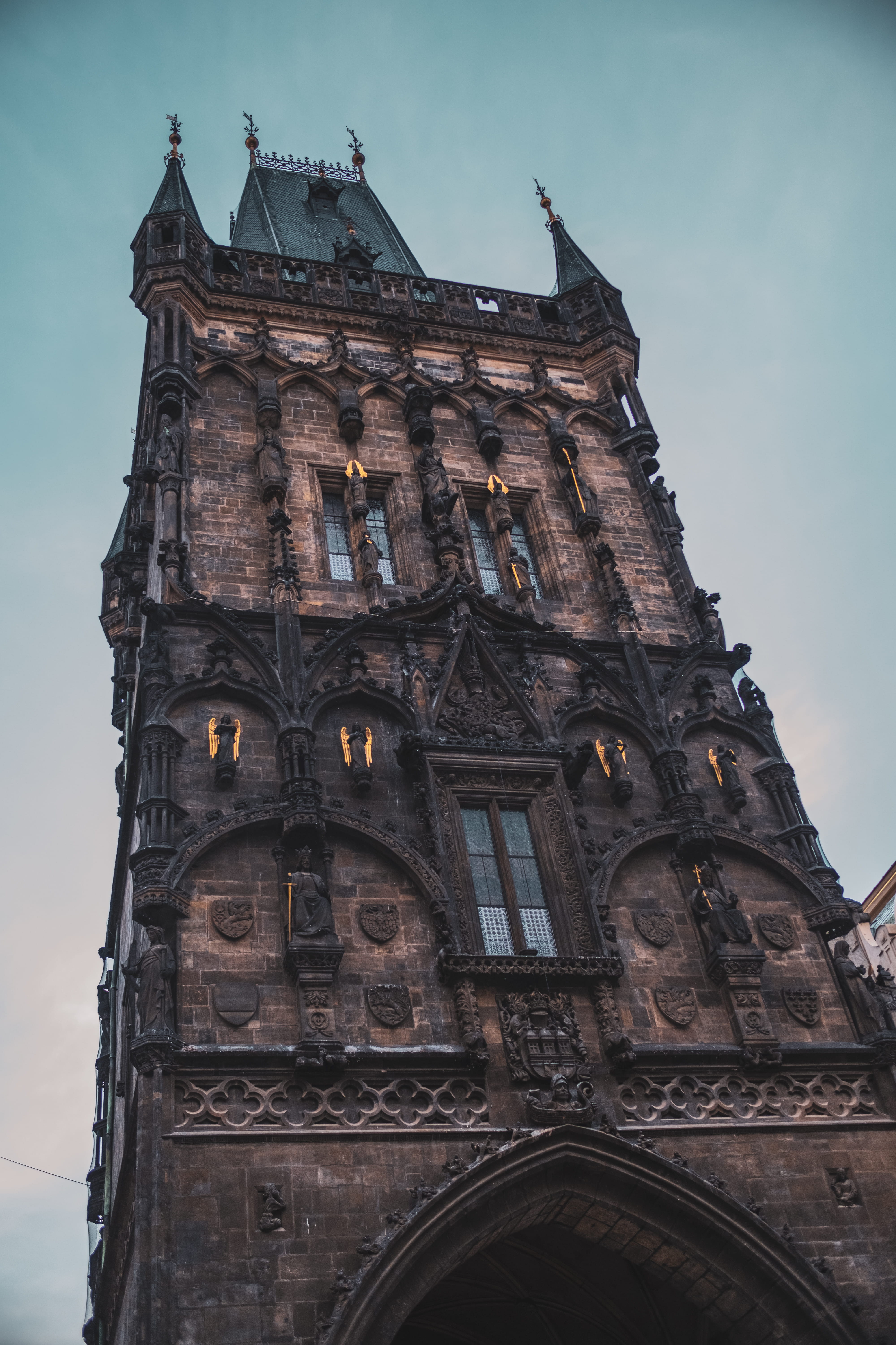 5K, weather, nature, built structure, bell tower, religion, arch, no people, tower, travel, sky, urban, place of worship, outdoors, building, bridge, travel destinations, Phone HD Wallpaper