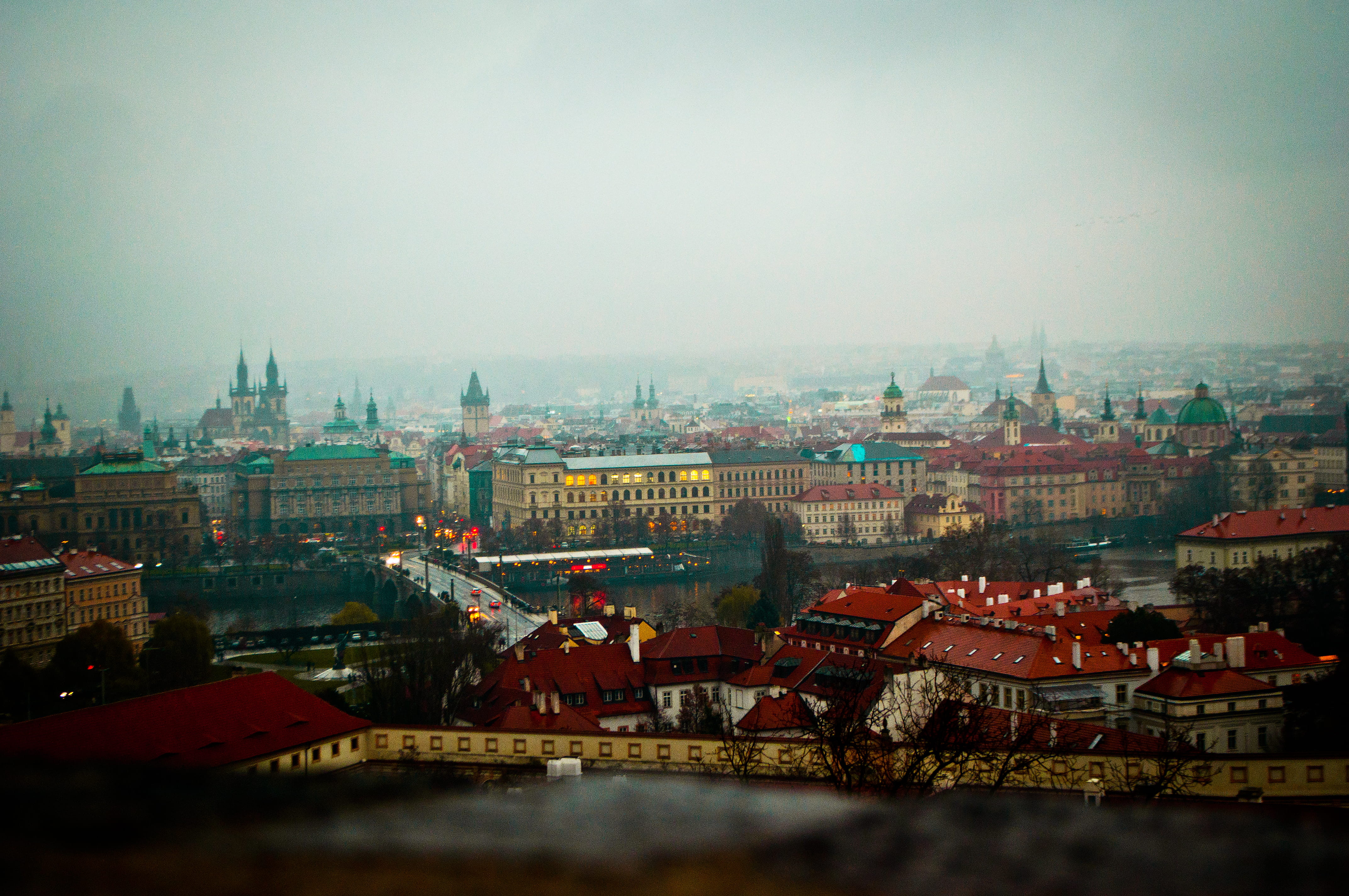 high angle view, prag, place of worship, building exterior, prague, architecture, cityscape, sky, czechia, czech republic, day, nature, religion, building, HD Wallpaper