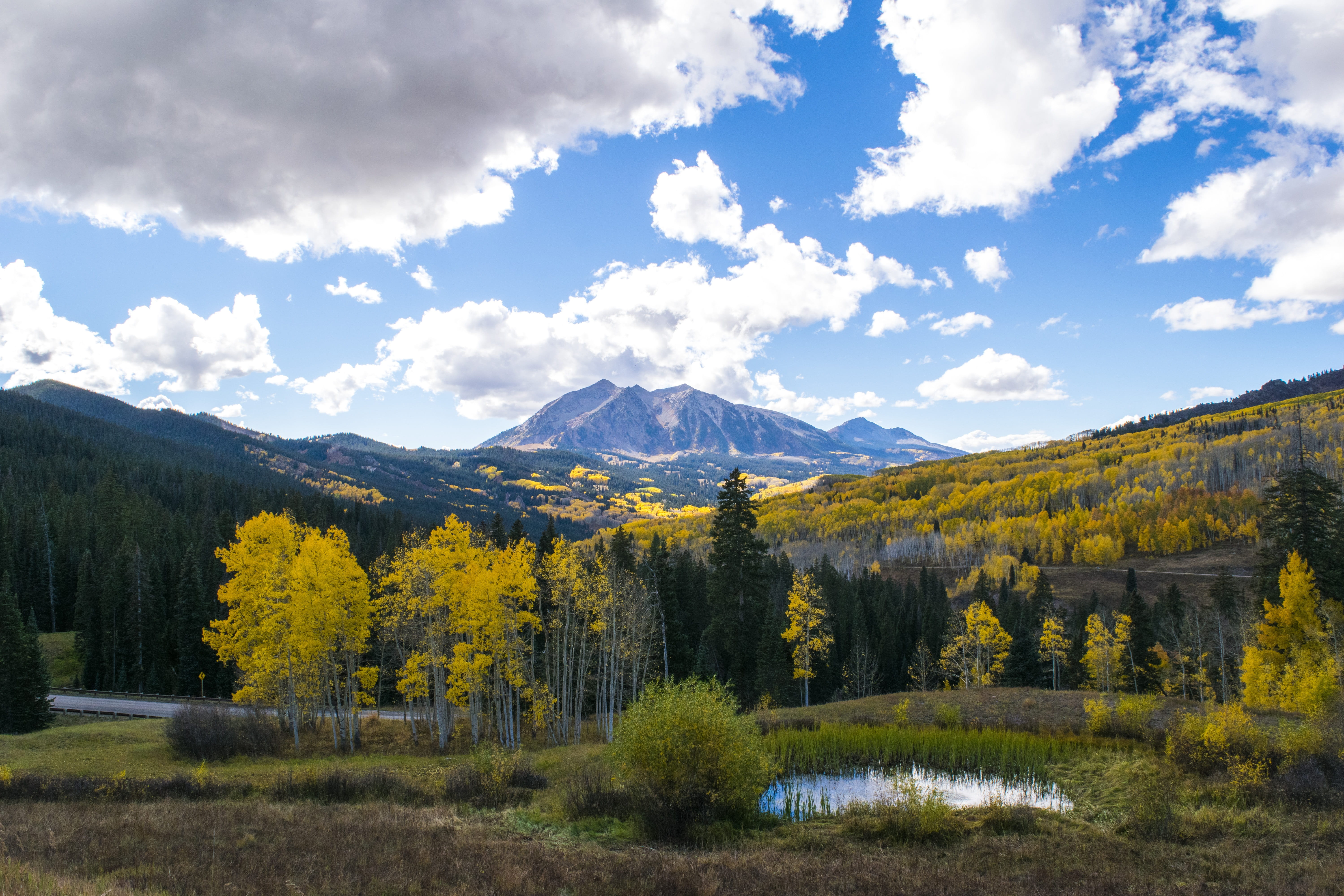 leaf, environment, lake, trail, inspirational, sky, country, hiking, hike, coniferous tree, day, mountain range, outside, park, trekking, Mountain, non-urban scene, HD Wallpaper