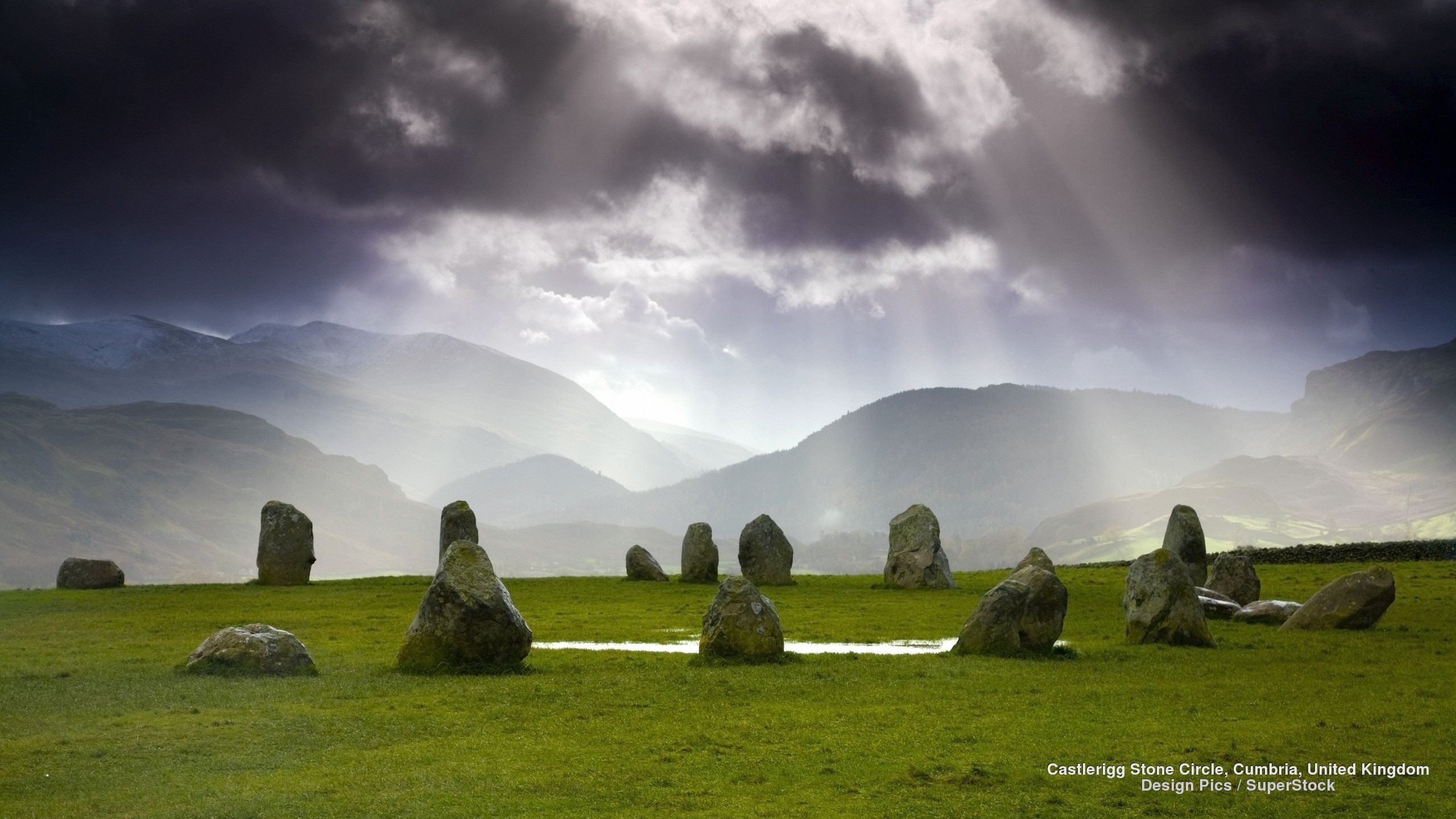 stone, kingdom, castlerigg, cumbria, united, 2K, circle, HD Wallpaper