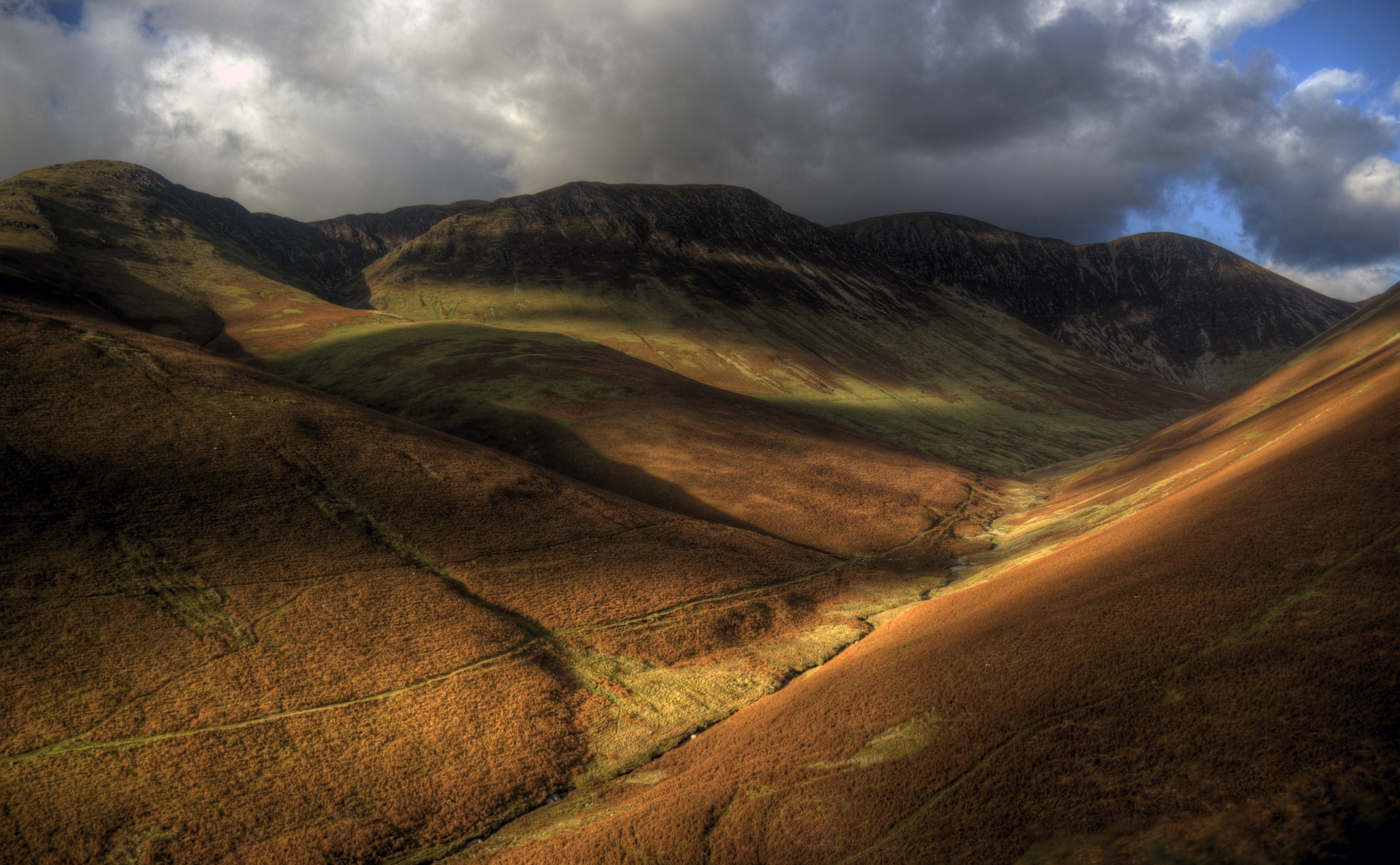 National, Nature, mountain, Autumn, Great, 4K, mountain range, non-urban scene, rolling landscape, windermere, Mountains, outdoors, Britain, United Kingdom, HD Wallpaper