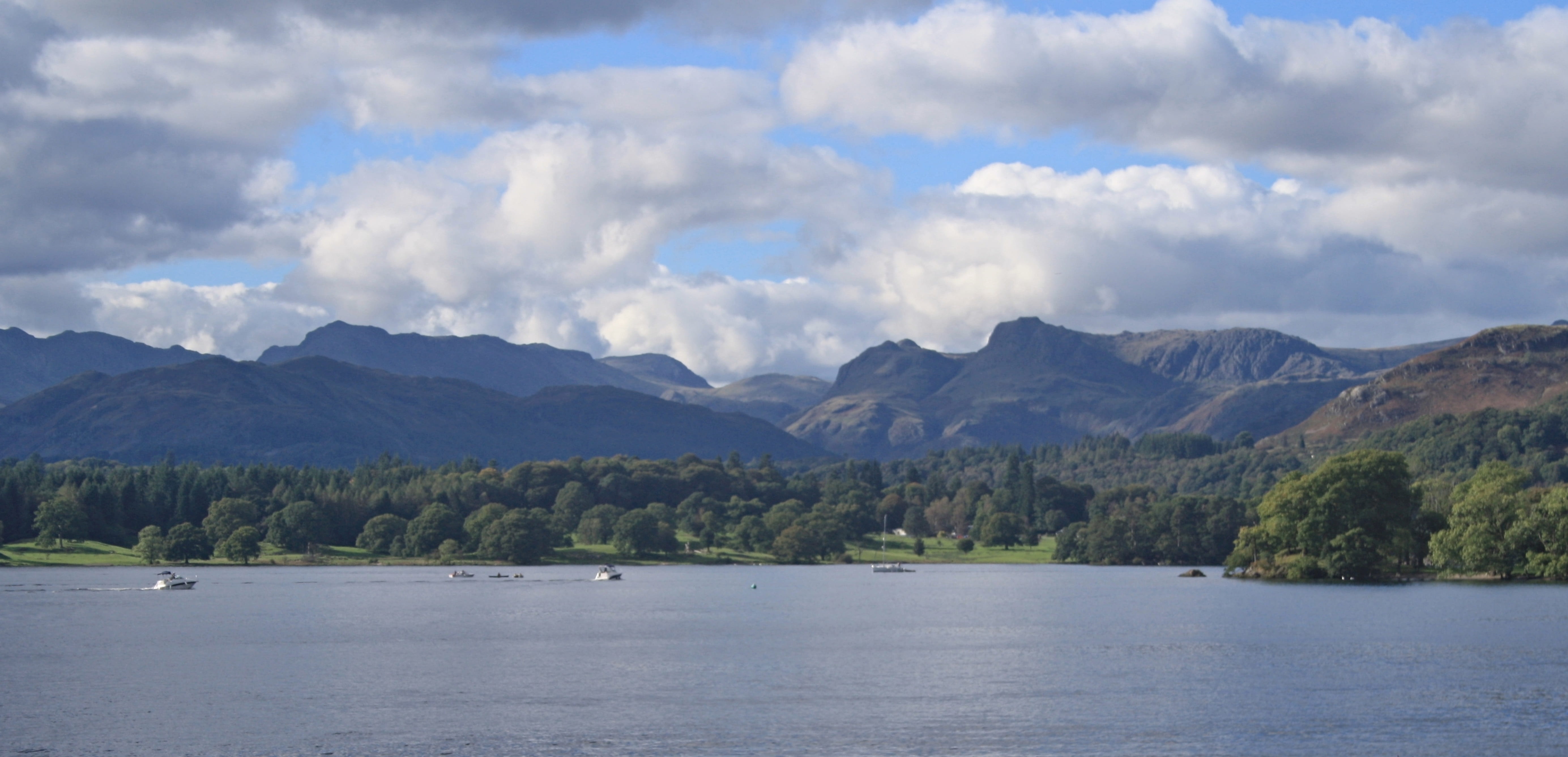 english, scenics - nature, 5K, land, attraction, mountain, beauty in nature, sky, landscape, nature, mountain range, day, sea, uk, national, hill, lakeland, HD Wallpaper