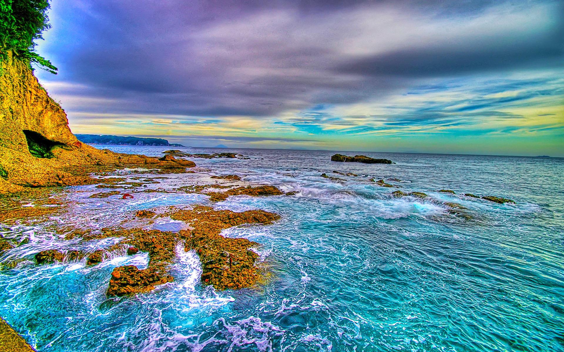 coral reefs, breathtaking, coral, seascape, reef, 1080P, nature and landscapes, nature, oceans, HD Wallpaper