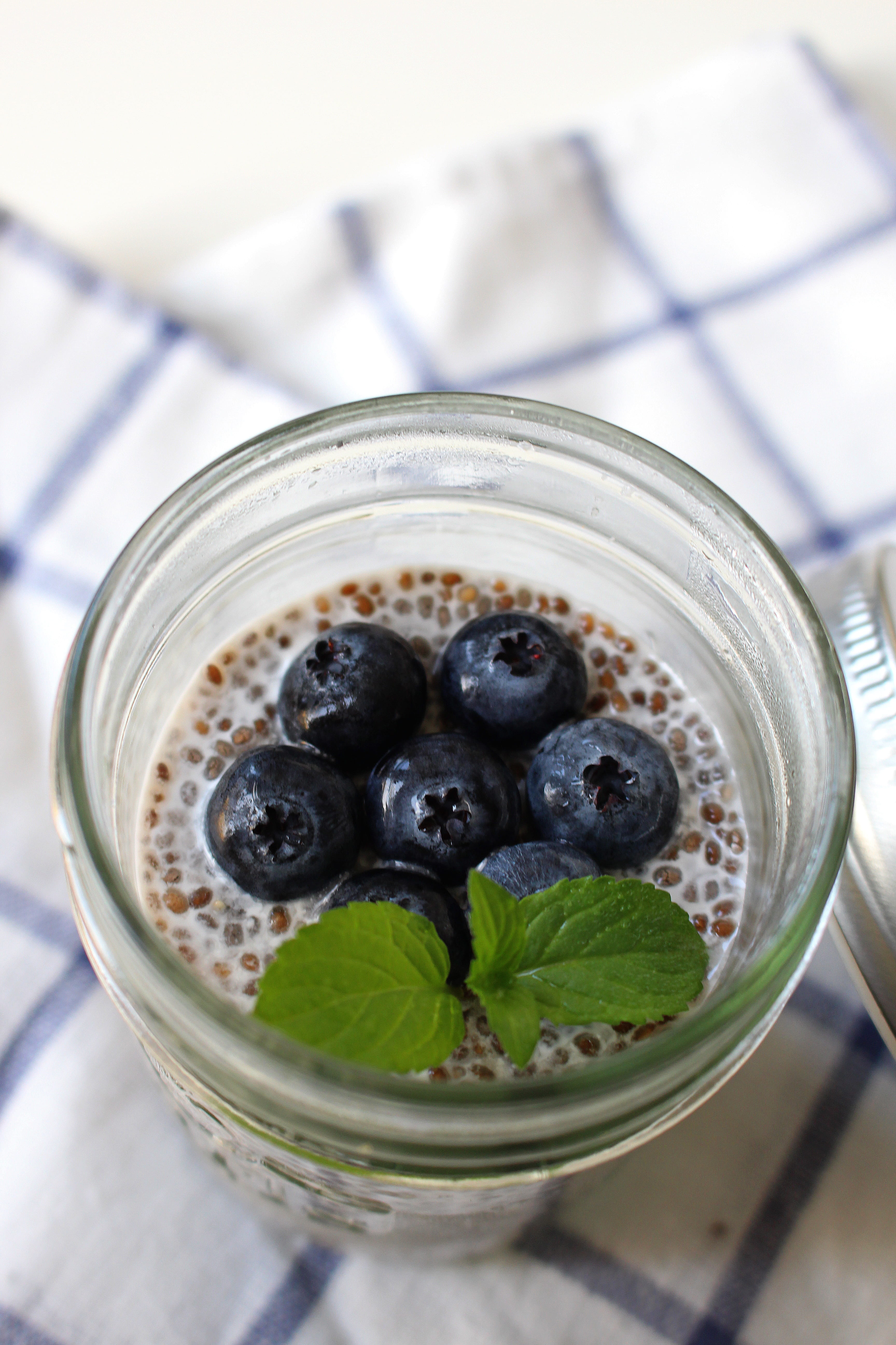 healthy, chia, sweet, health, tasty, household equipment, blueberries, dairy product, vegan, juicy, berry fruit, refreshment, chia seeds, close-up, nutrition, Phone HD Wallpaper