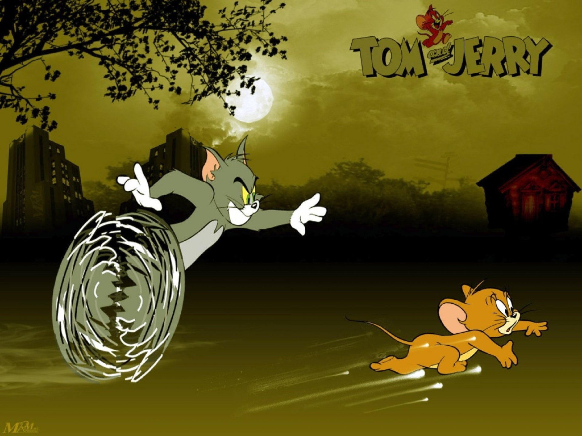 cat, jerry, tom, mice, 1tomjerry, mouse, animation, cartoon, family, 1080P, comedy, HD Wallpaper