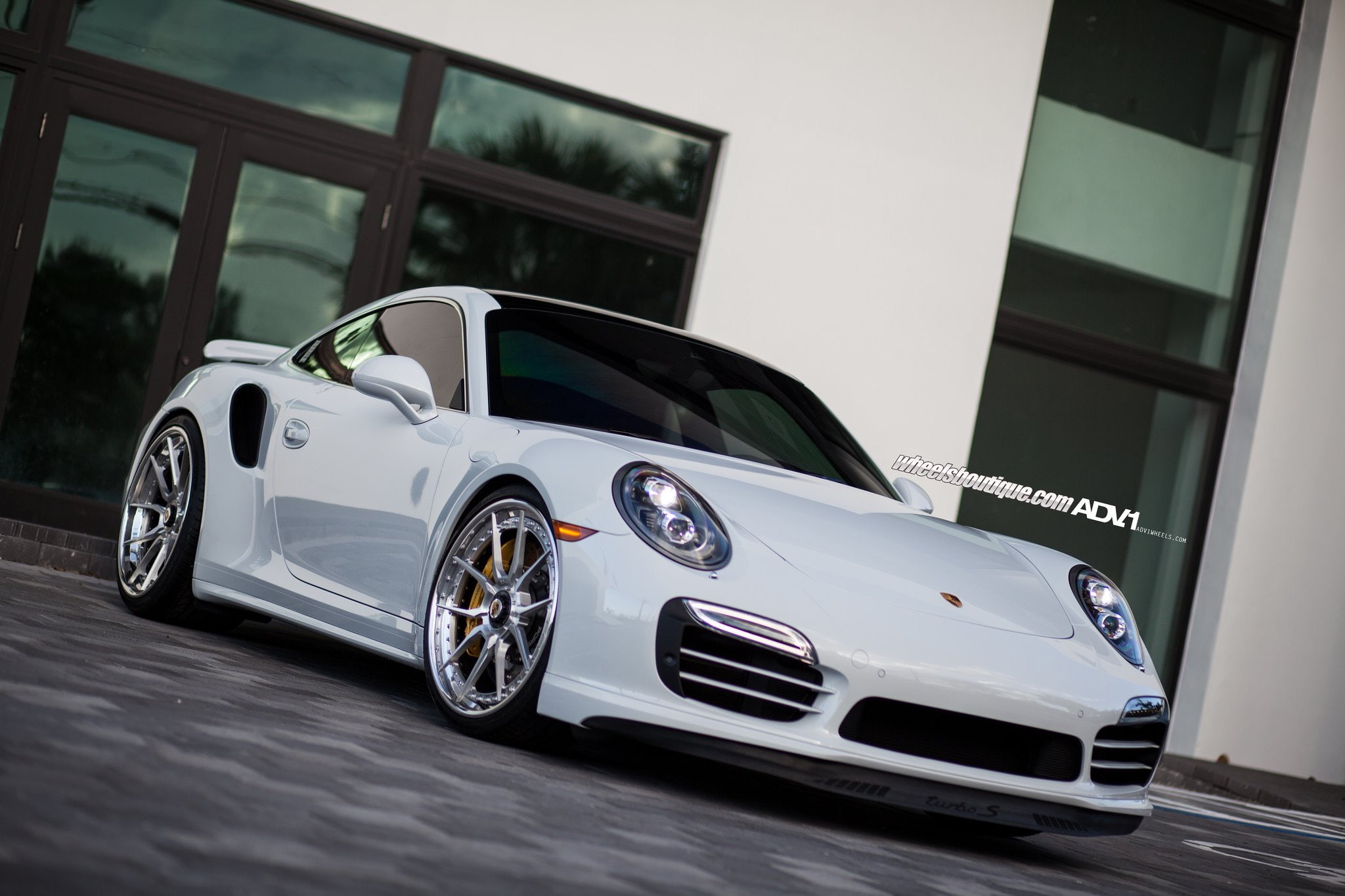 white, adv, 991, 1080P, turbo-s, wheels, cars, gallery, tuning, porsche, HD Wallpaper