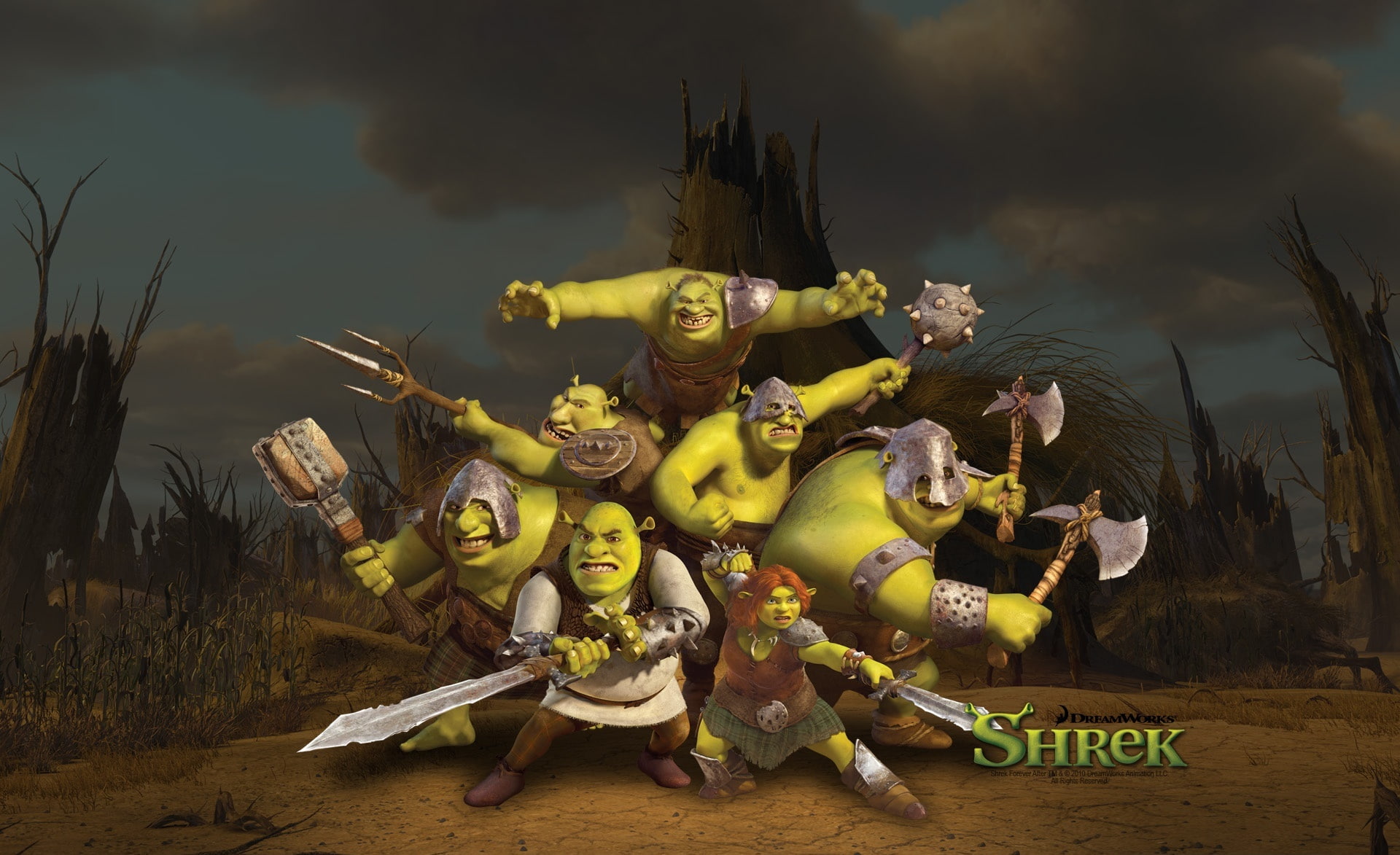 male likeness, cloud - sky, arts culture and entertainment, human representation, plant, fiona, real people, representation, sculpture, shrek 4, chapter, HD Wallpaper