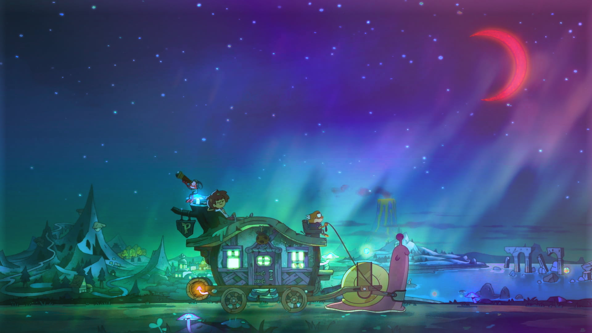 Disney, 1080P, vostok amphibia, HD Wallpaper