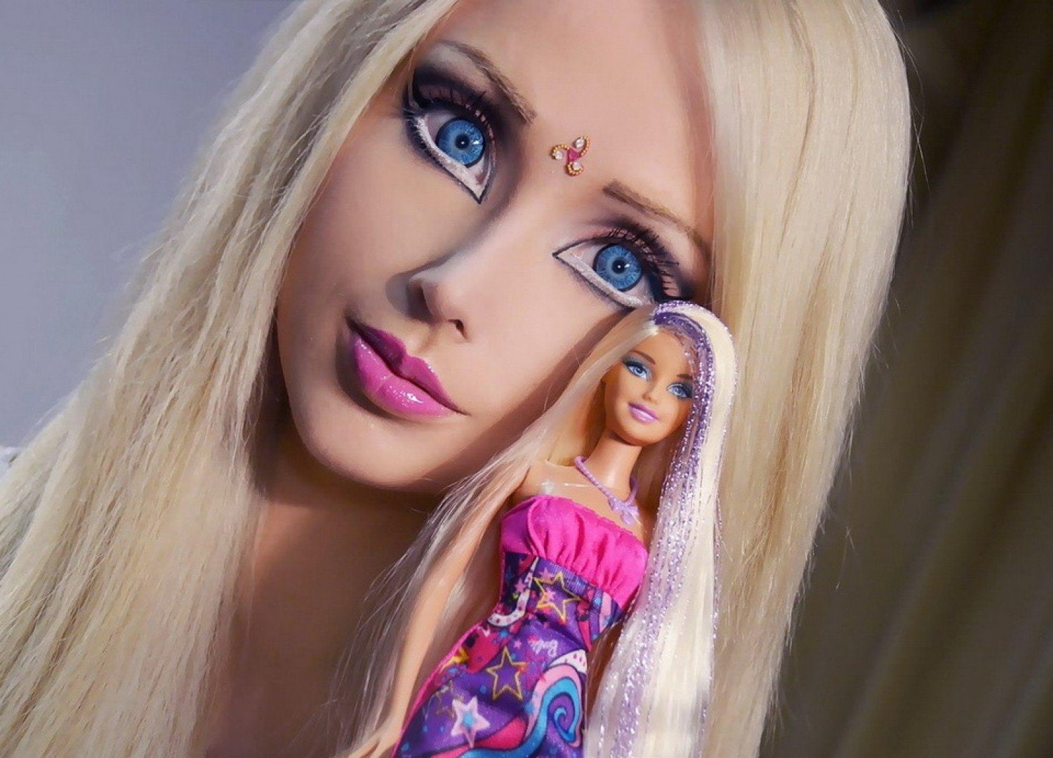 valeria, doll, barbie, cosplay, women, 720P, lukyanova, blonde, HD Wallpaper