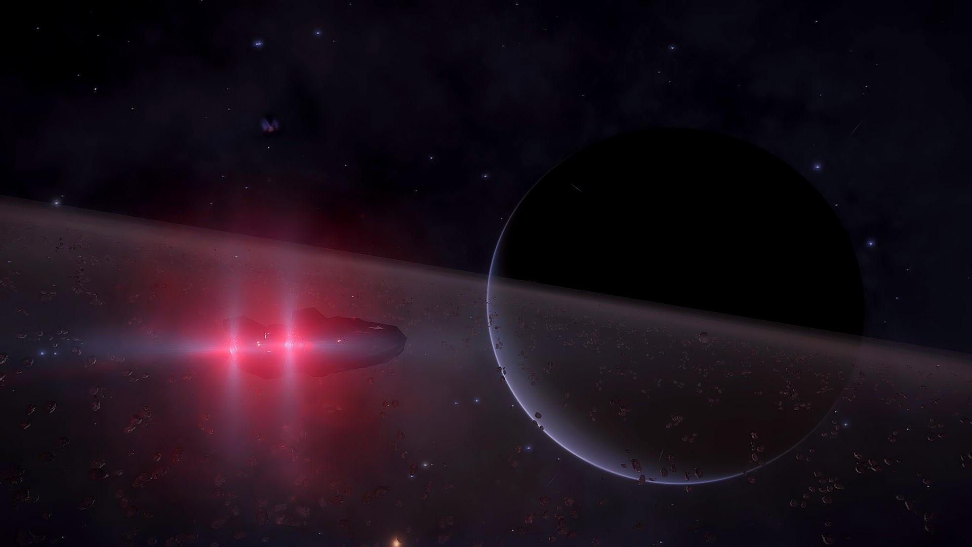 space, asteroid, spaceship, 1080P, planet, Elite: Dangerous, HD Wallpaper