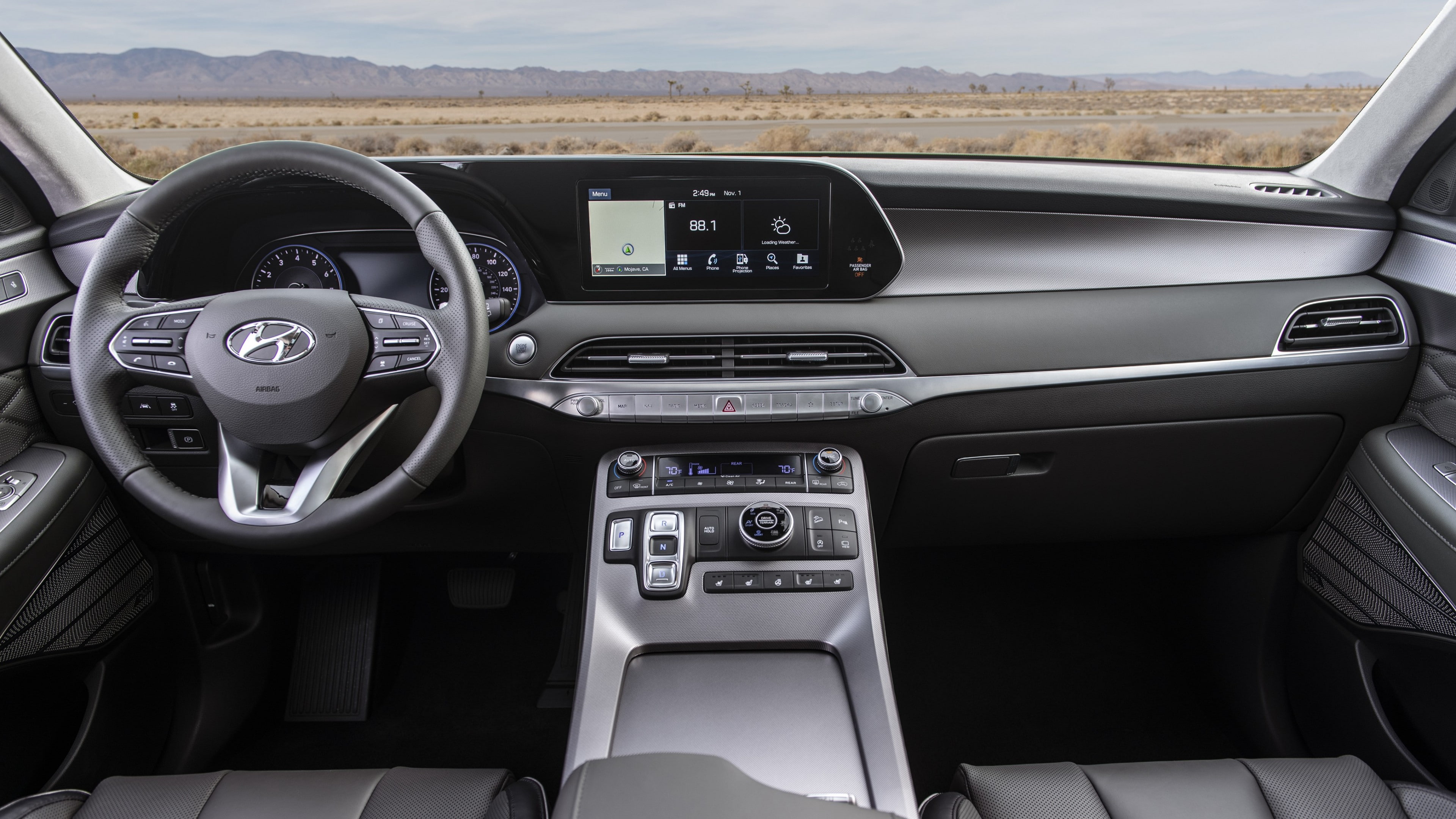 interior, 4K, Hyundai Palisade, SUV, 2020 Cars, 4K, HD Wallpaper