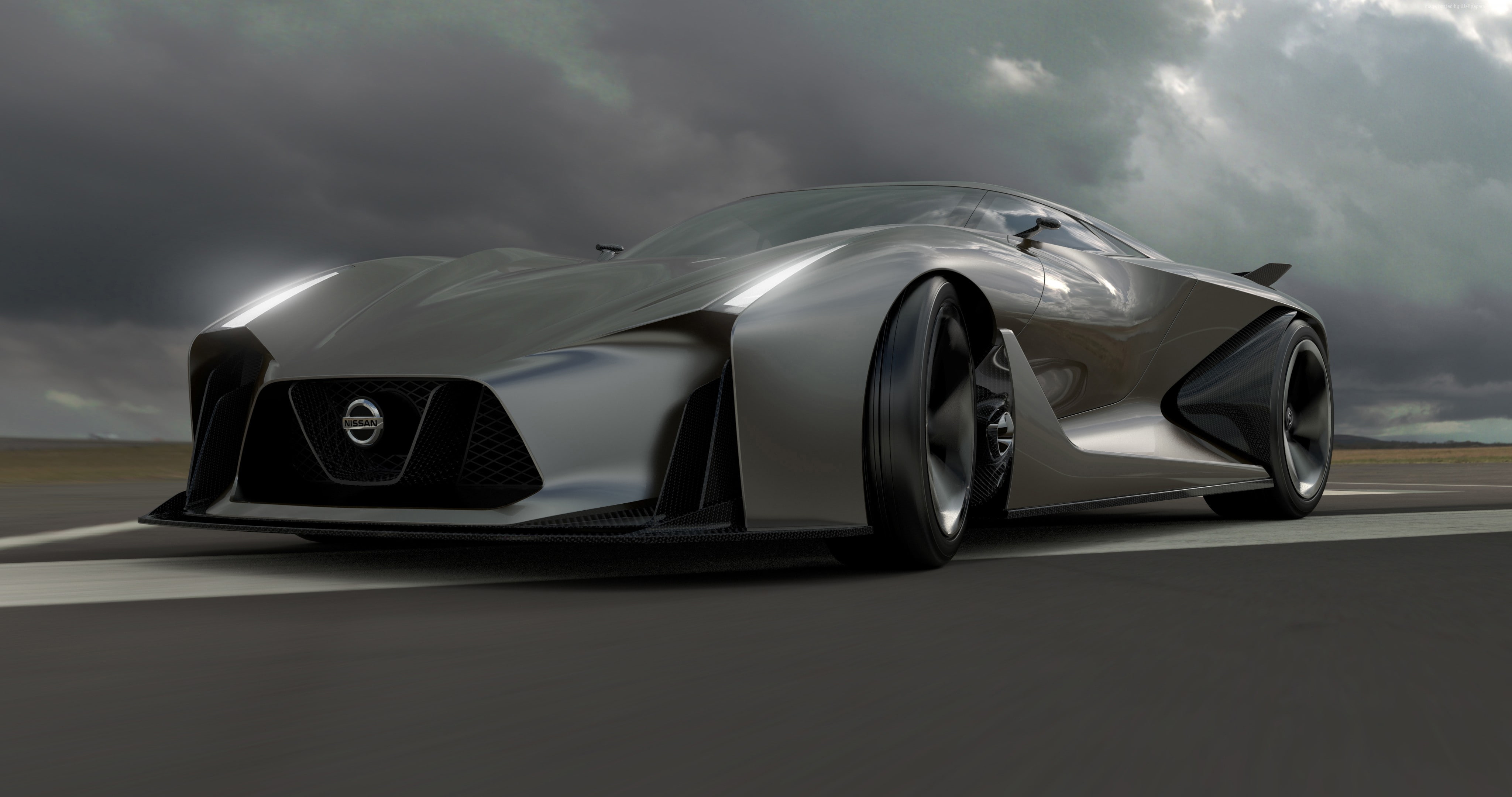 speed, 4K, sports car, concept, luxury cars, test drive, supercar, Nissan 2020 Vision Gran Turismo, Nissan, HD Wallpaper