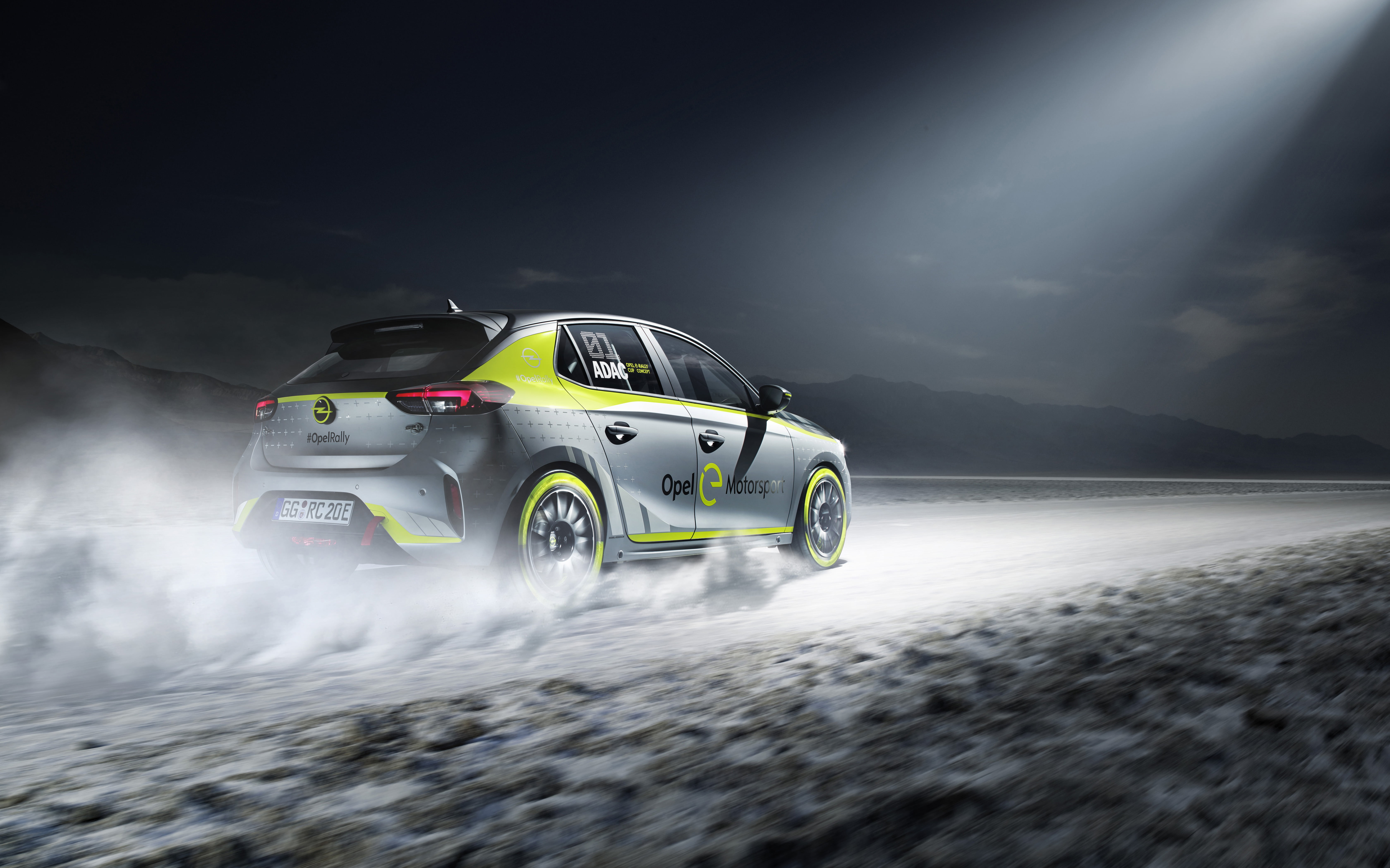 5K, Opel Corsa-e Rally, Corsa, rally electric car, Opel, 2020, electric rally car, HD Wallpaper