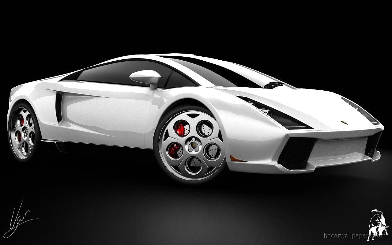 lamborghini, car, 720P, concept, cars, ferrari, 2020, white, HD Wallpaper