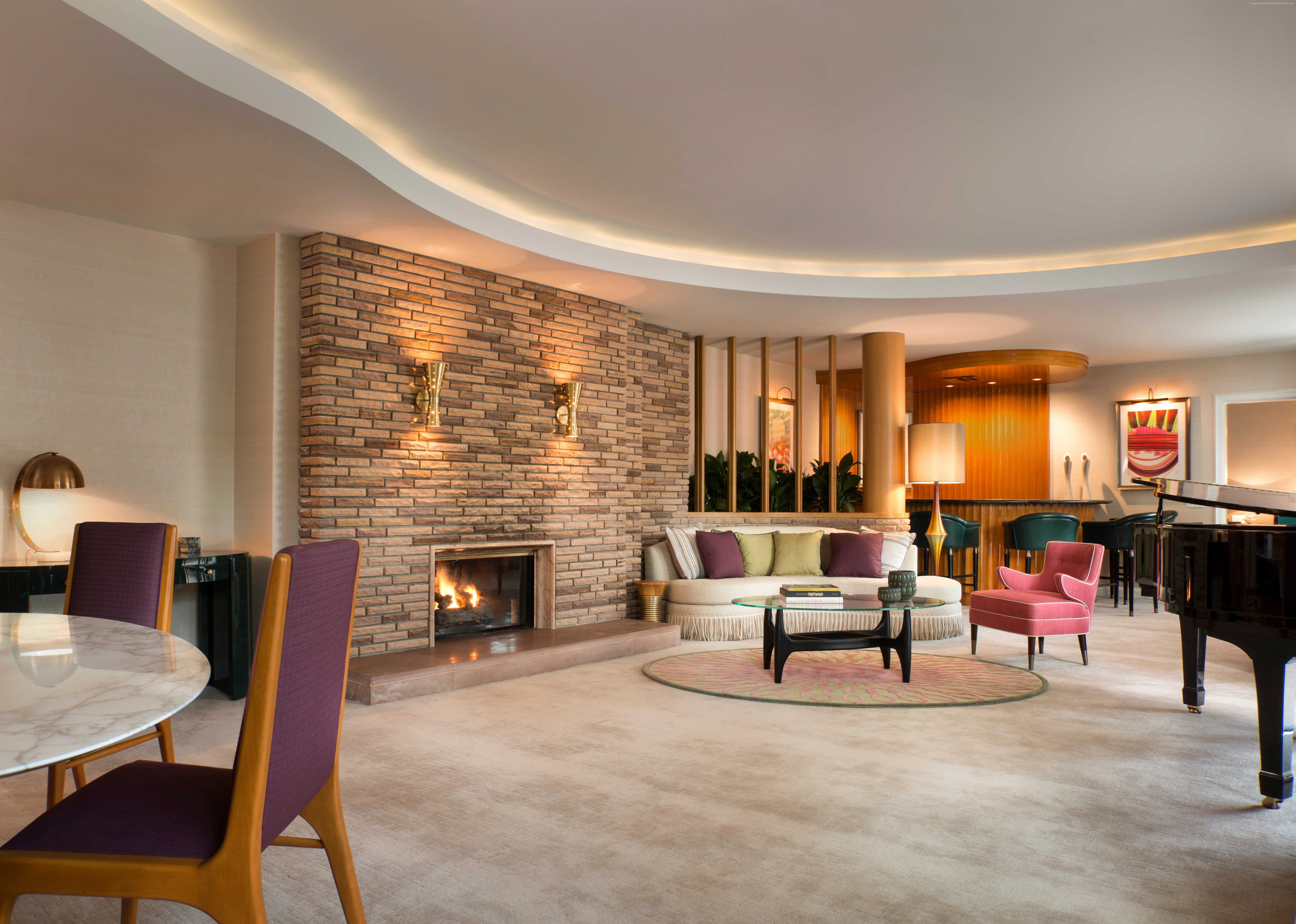 room, resort, Best hotels of 2015, booking, vacation, Beverly Hills Hotel, tourism, travel, 5K, HD Wallpaper