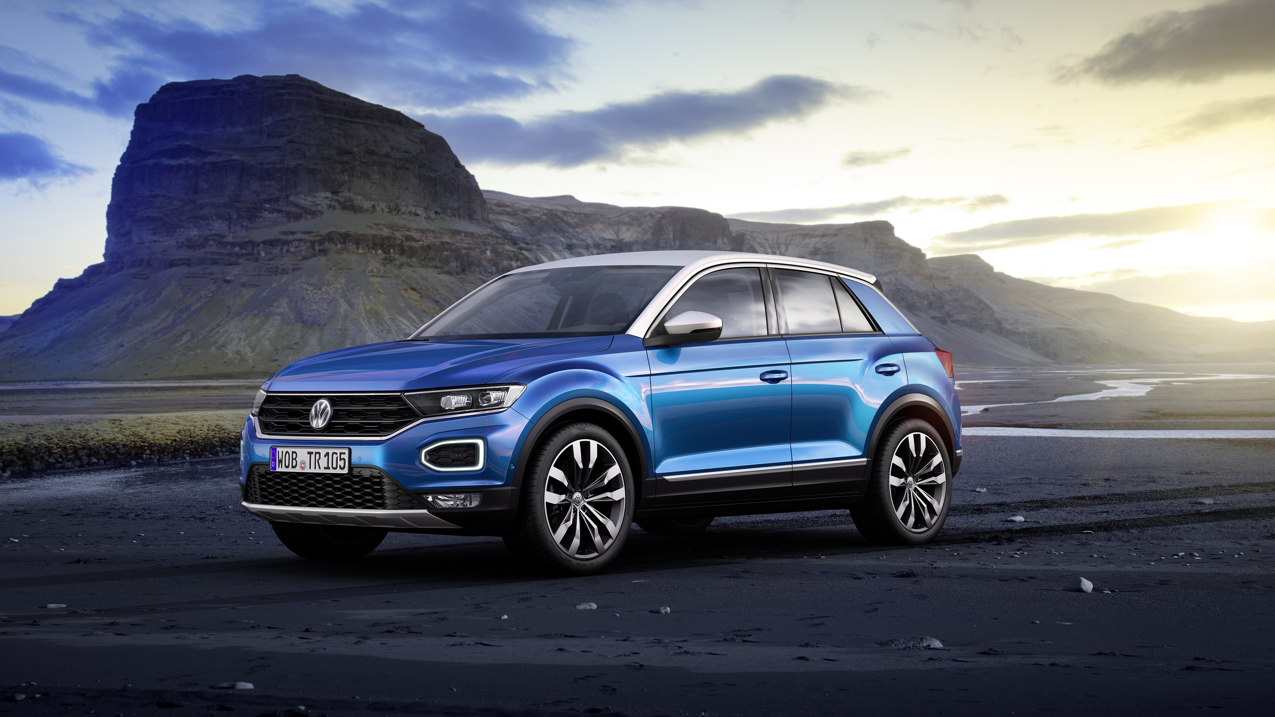 t-roc, volkswagen, 4K, 2017, HD Wallpaper