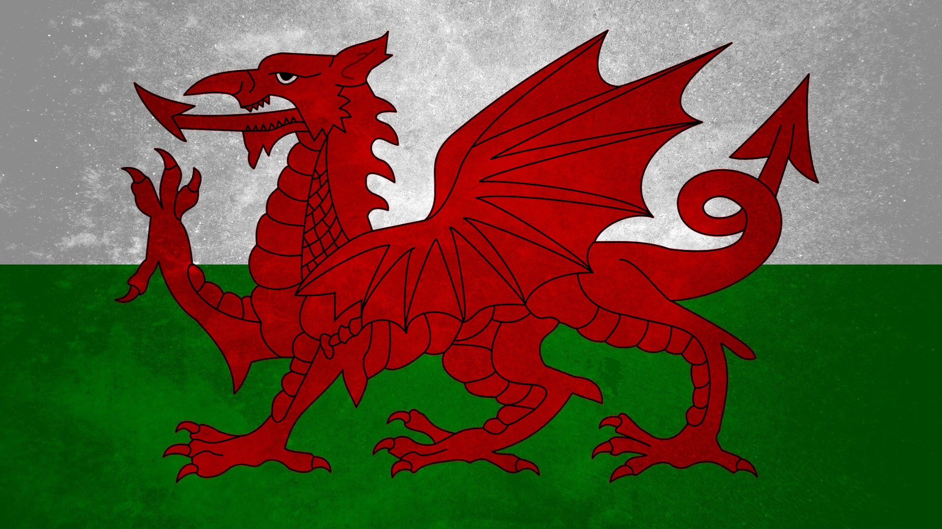 Wales, 1080P, flag, HD Wallpaper
