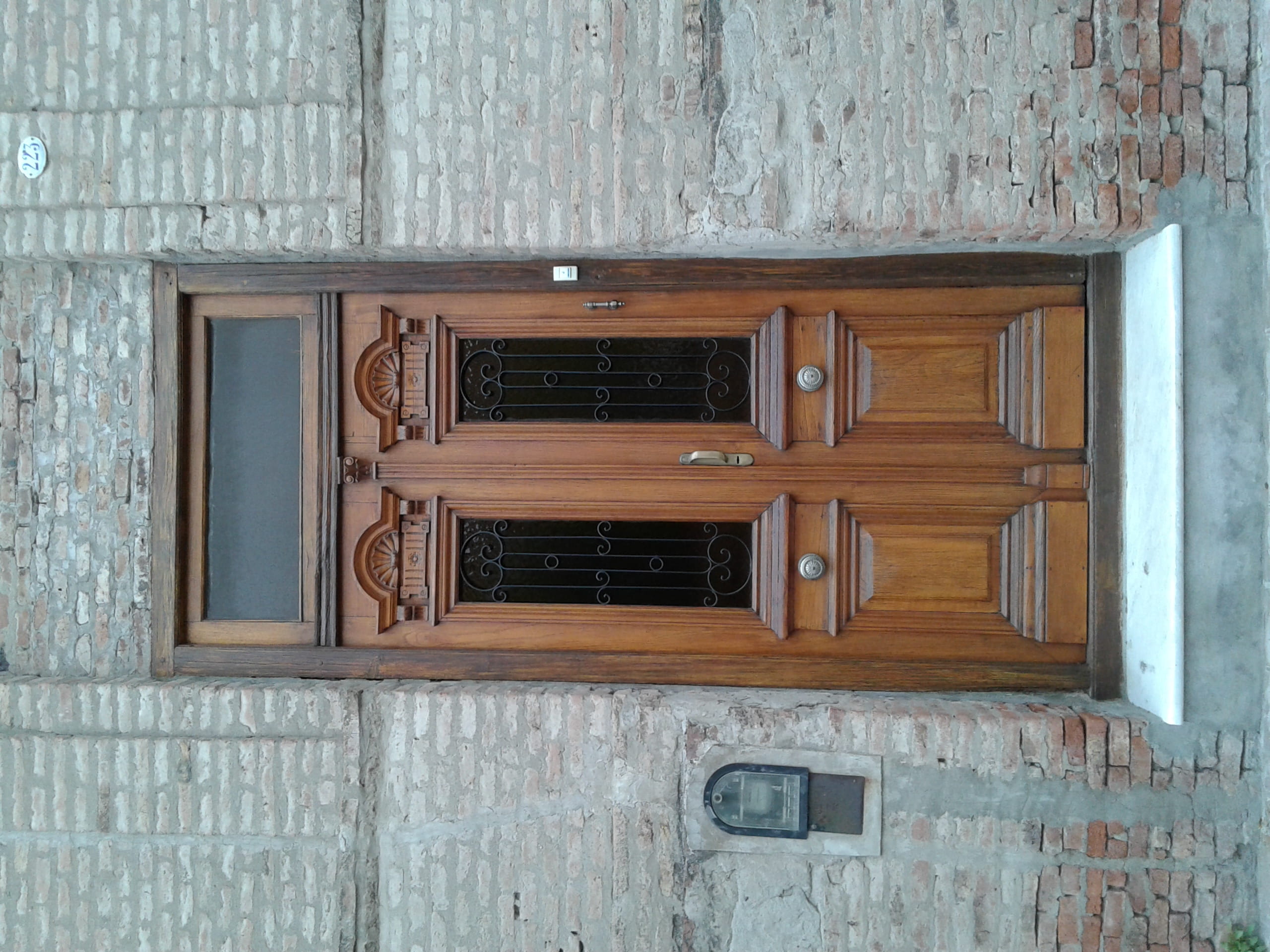 building exterior, day, old, no people, entrance, wall - building feature, carmen de patagones, architecture, built structure, door, window, argentina, HD Wallpaper