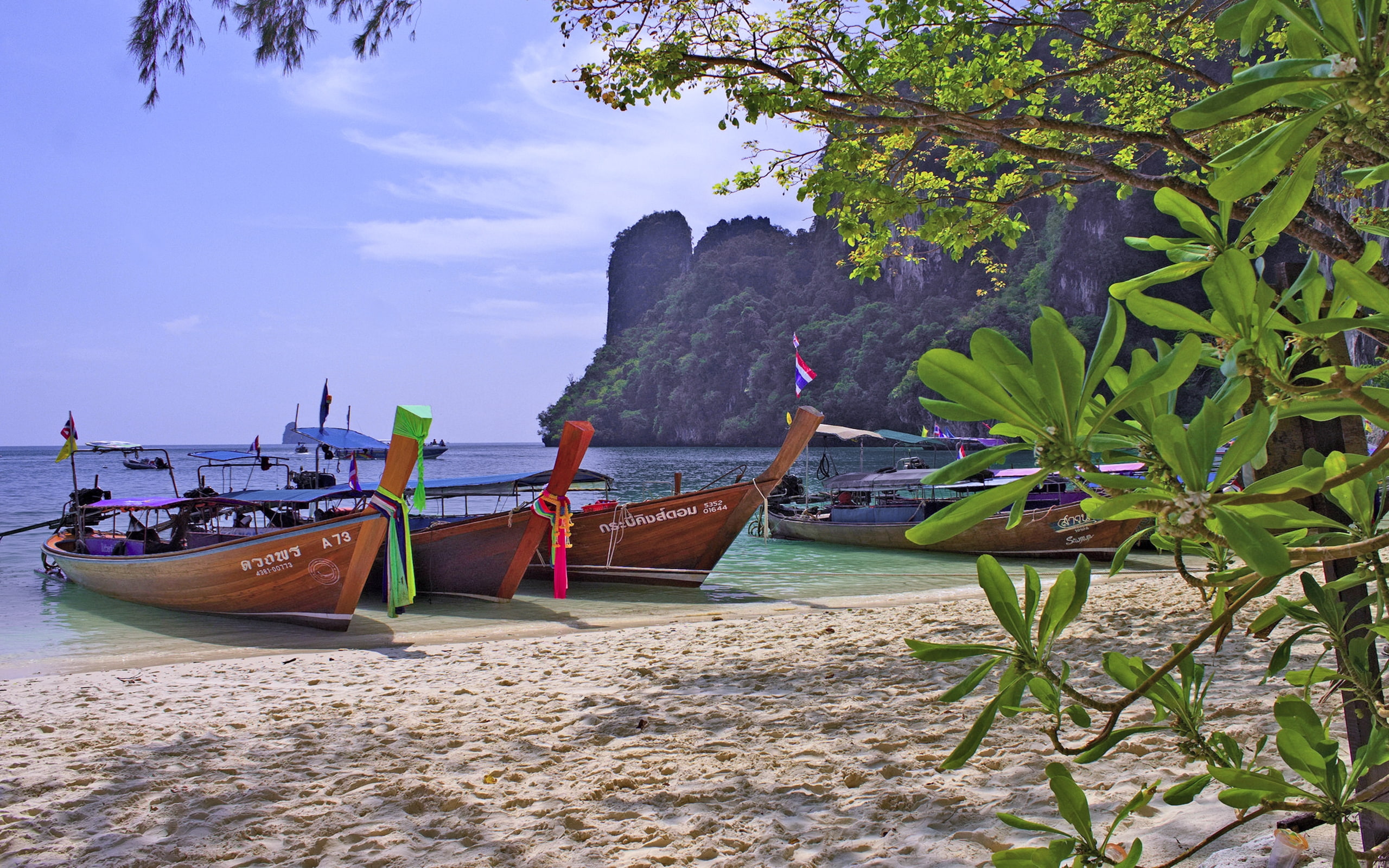 krabi, tha, 2K, island, lande, original, hong, HD Wallpaper