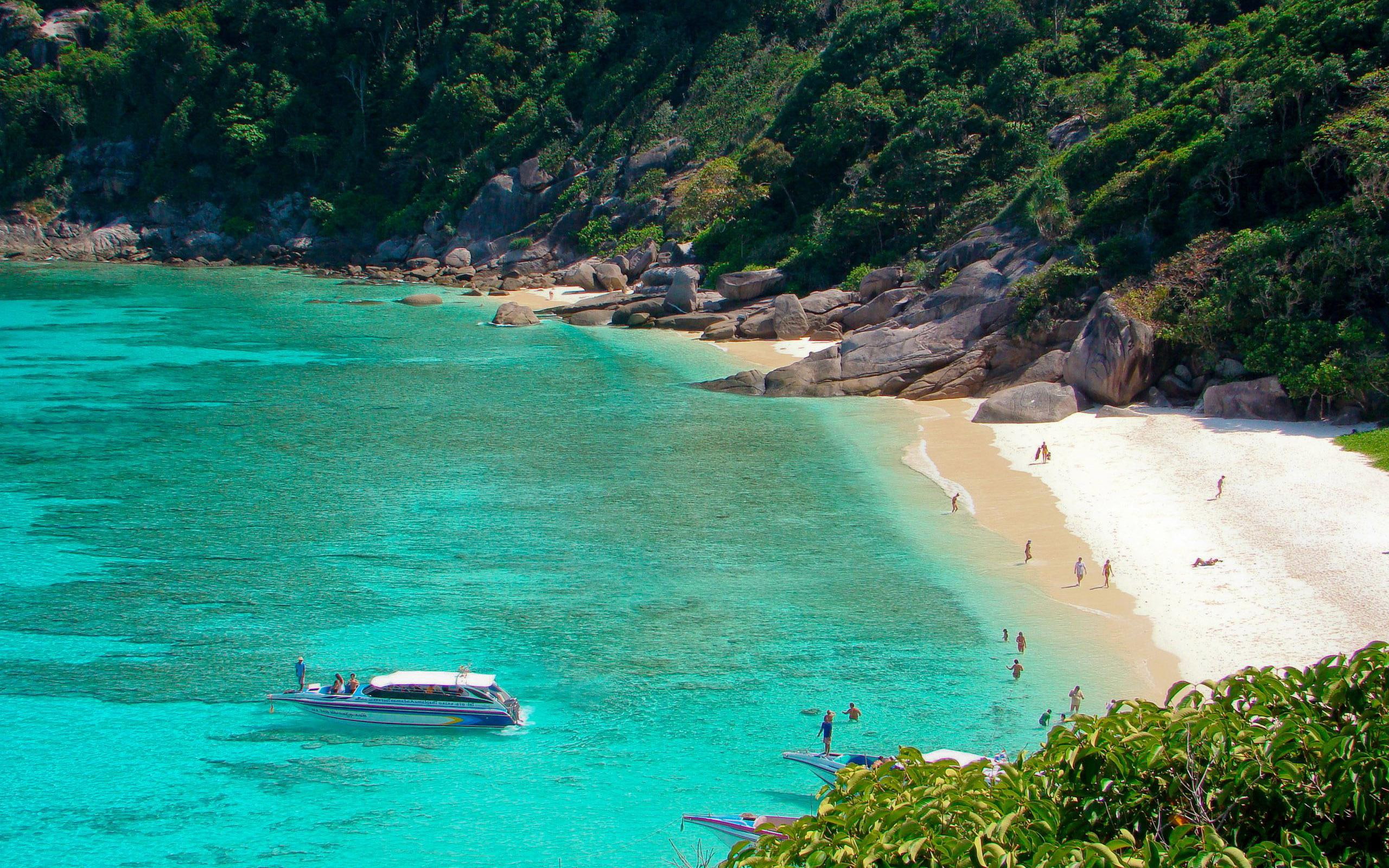 asia, 2560x1600, photography, beach, thailand, 2K, islands, island, beaches, similan, HD Wallpaper