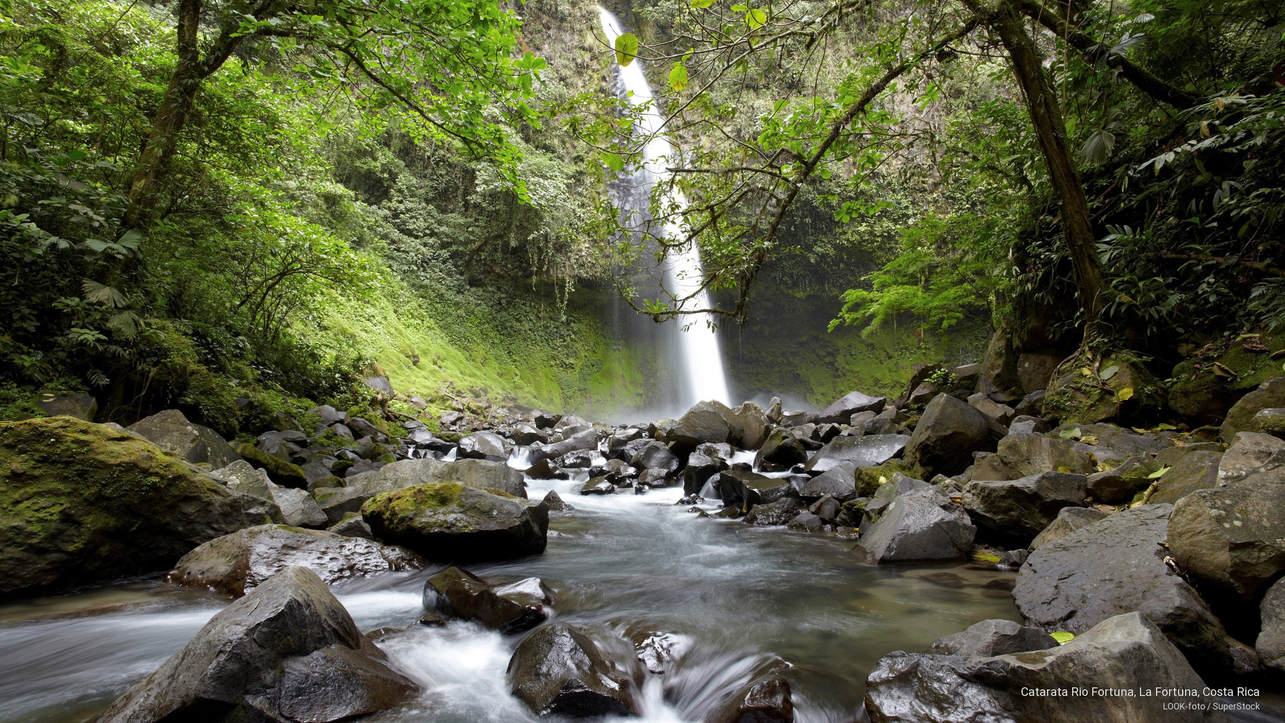 rio, la, Waterfalls, fortuna, costa, 2K, rica, catarata, HD Wallpaper