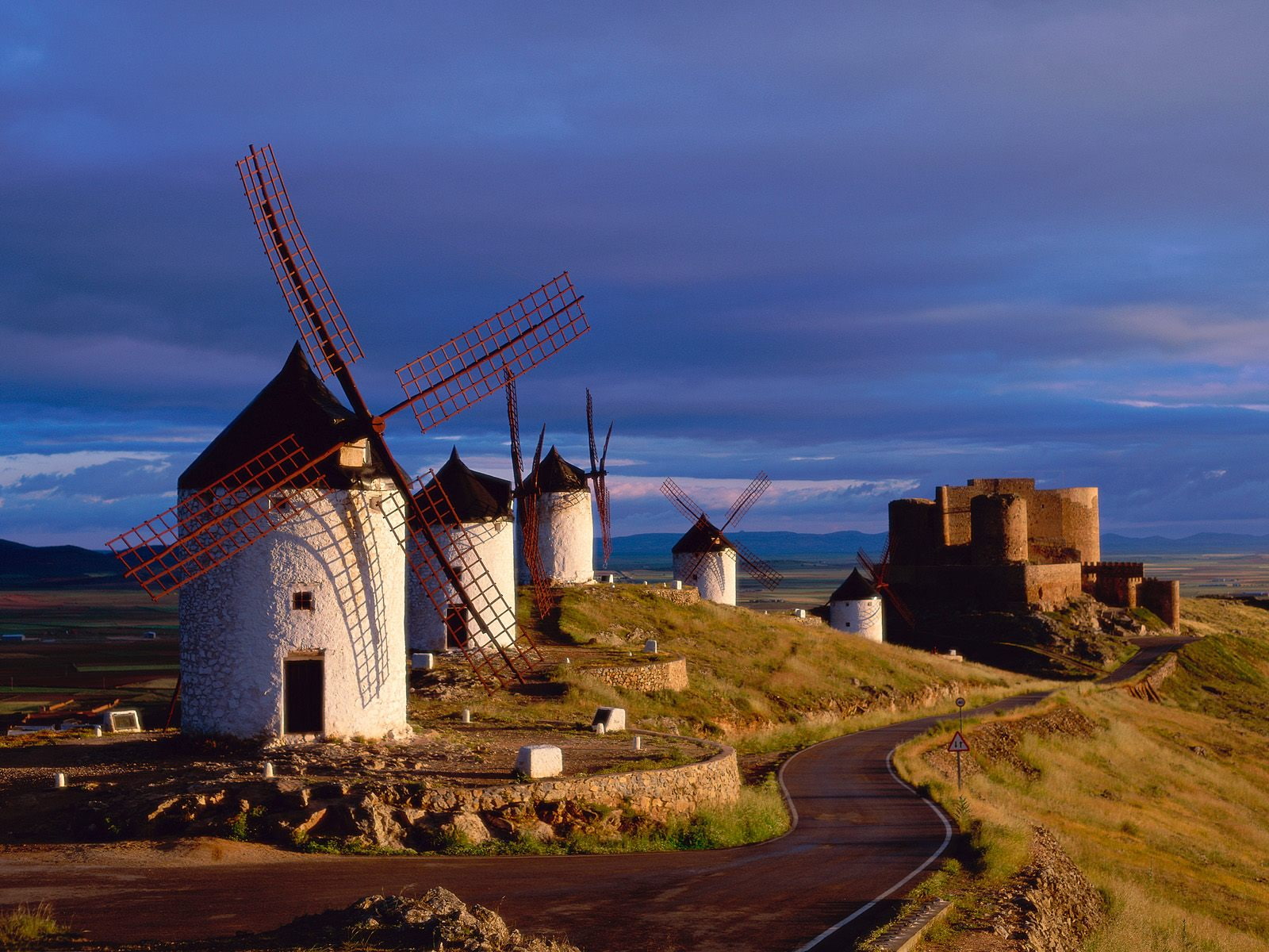 spain, mancha, la, consuegra, 720P, HD Wallpaper