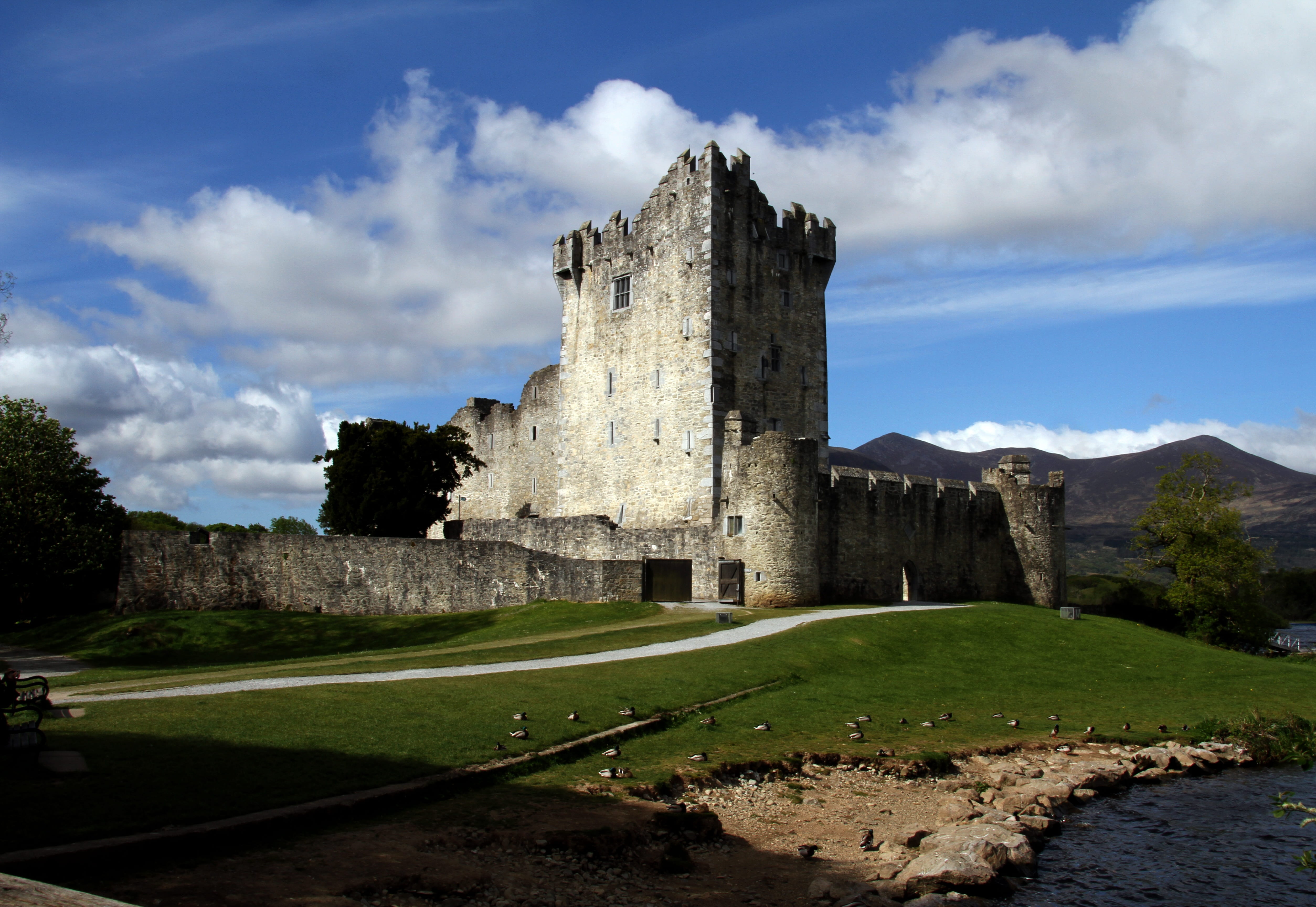 landmark, cloud - sky, nature, building exterior, ruined, tourism, photography, archaeology, building, medieval, castle, gray, outdoors, old, historical, HD Wallpaper